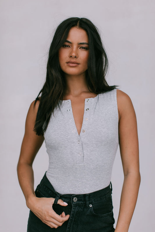 Urvi Bodysuit - Grey Marle