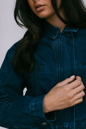 COMING SOON - Dottie Jacket - Indigo Denim