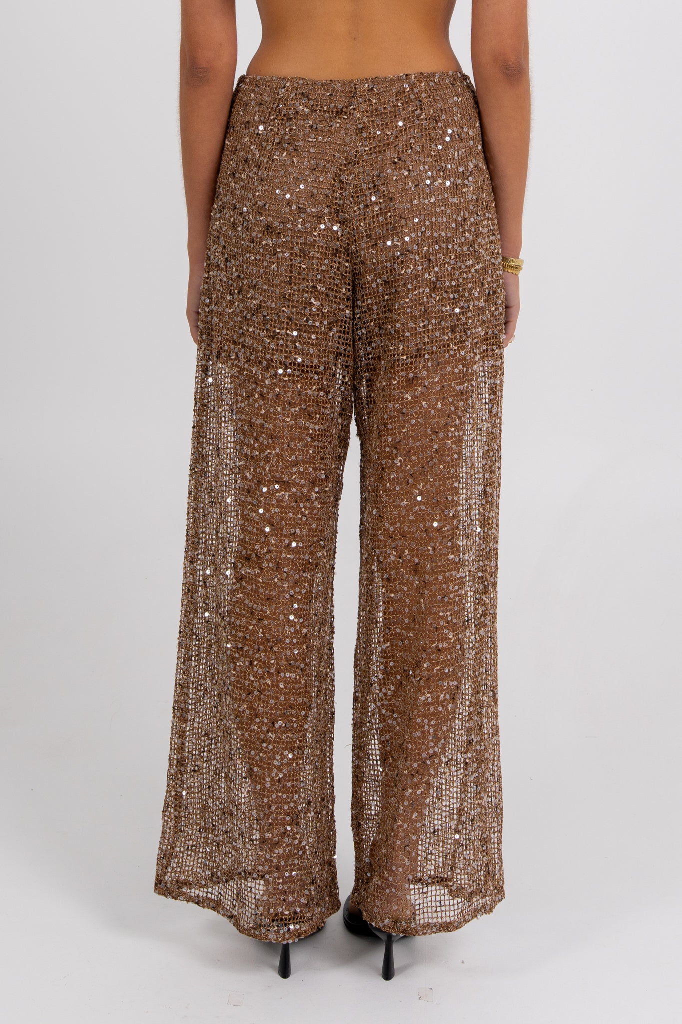 Juno Sequin Pant Mocha