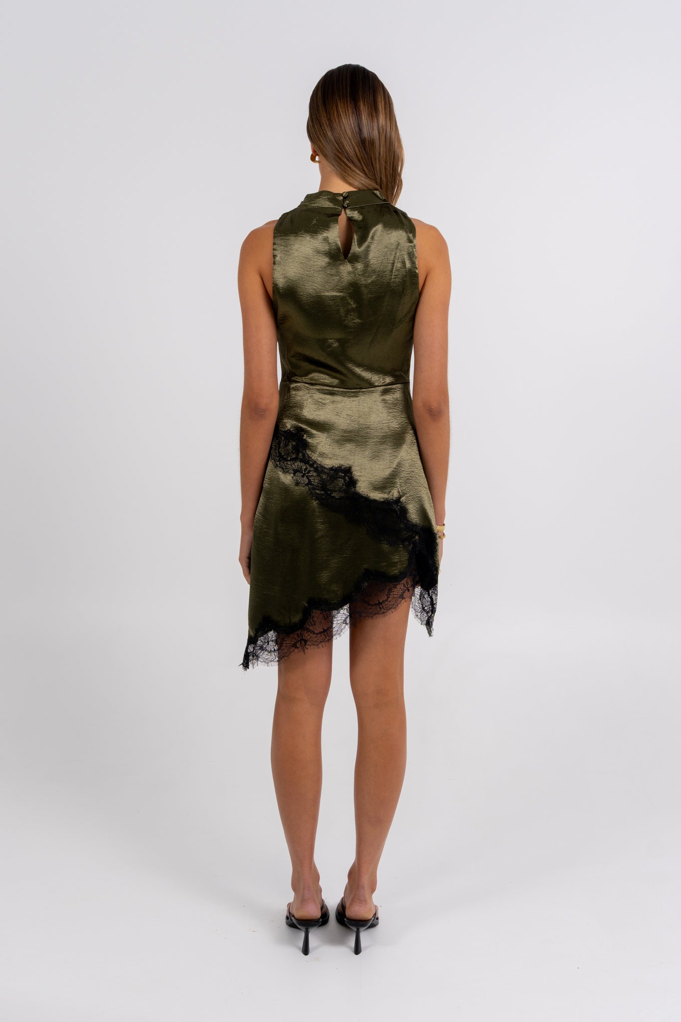 Goldie Mini Dress Khaki