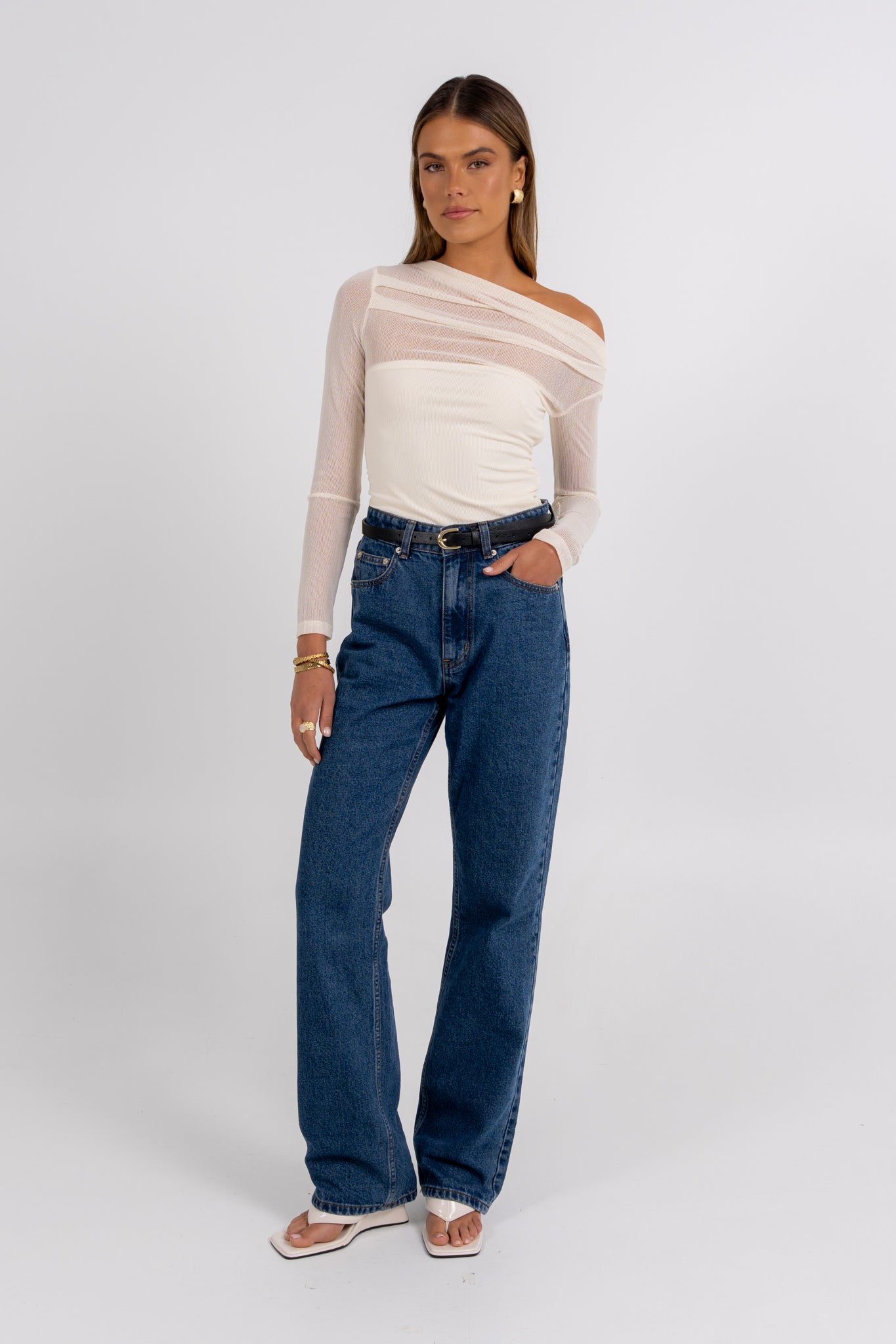 PRE ORDER Claire Top Cream
