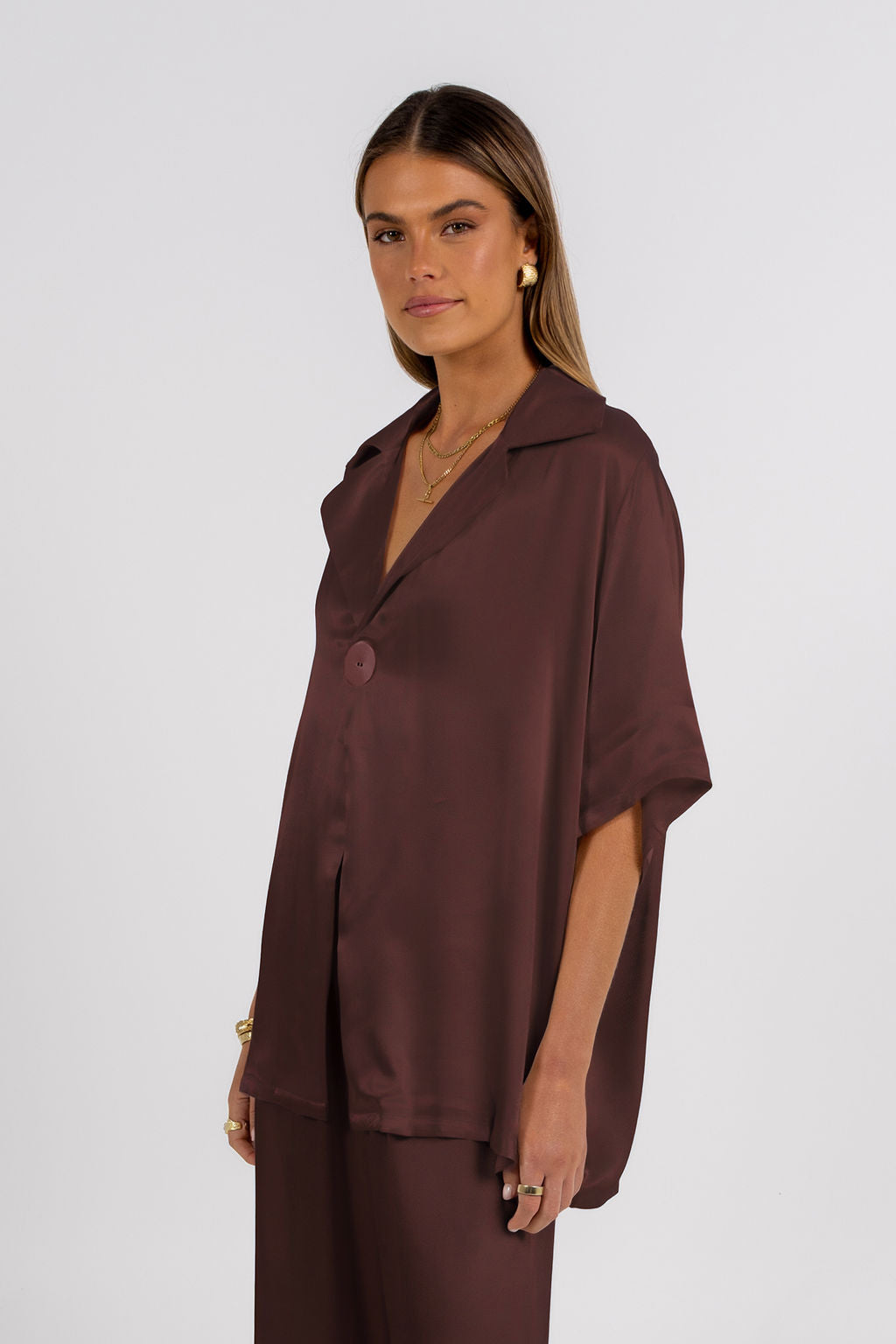 Francesca Shirt Chocolate