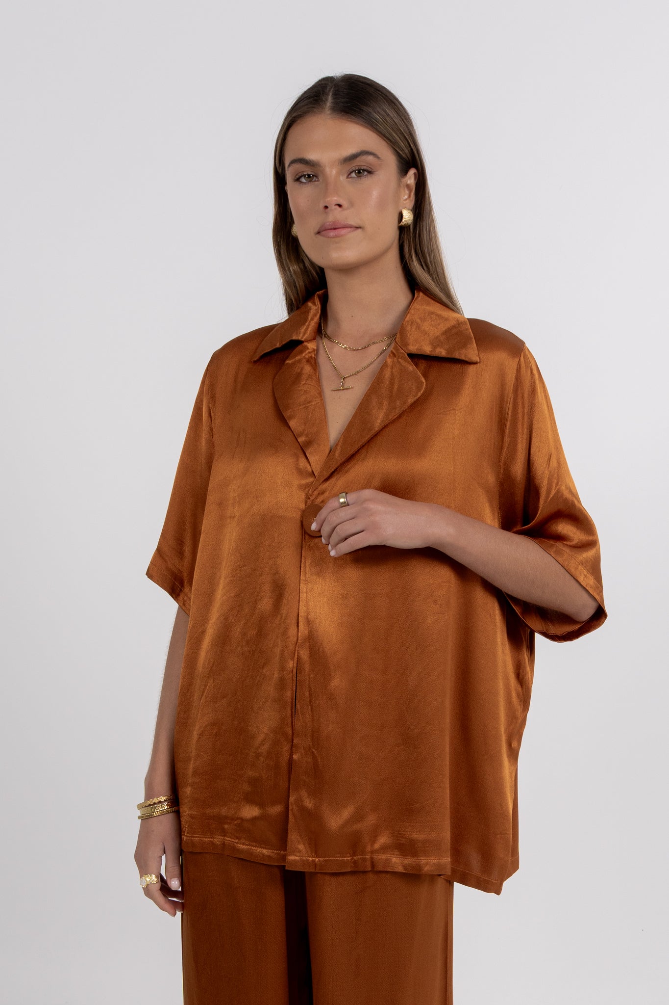 Francesca Shirt Caramel
