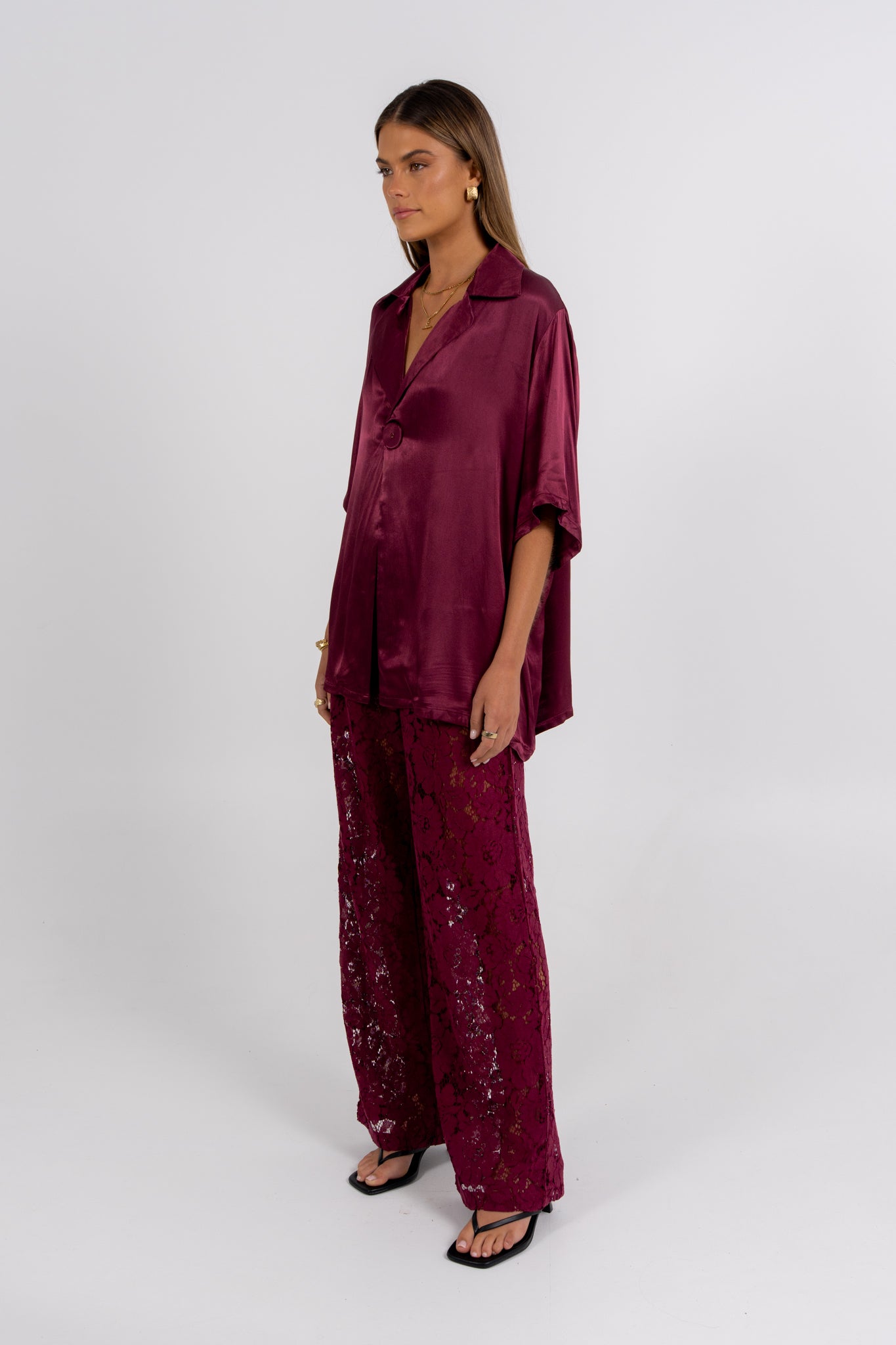 Francesca Shirt Burgundy