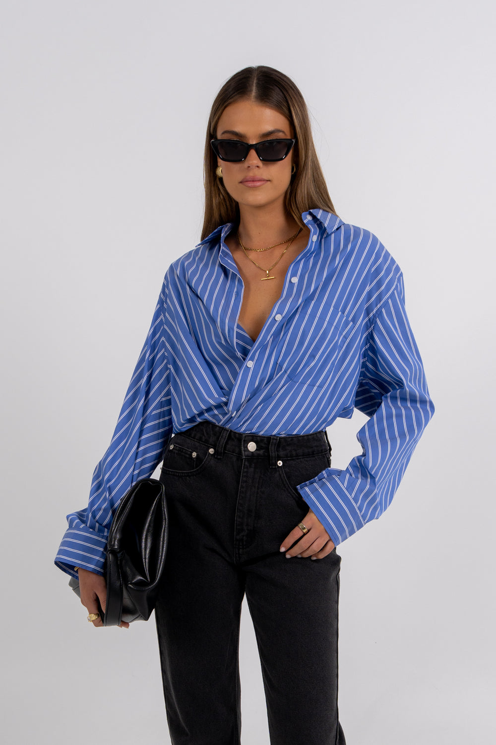 Oliver Shirt White Stripe