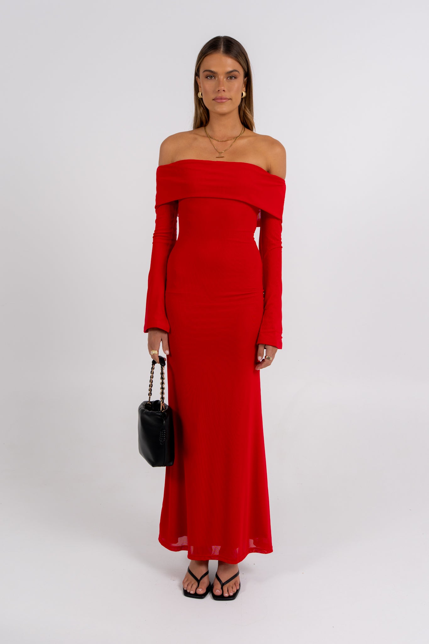 Ultima Maxi Dress Red