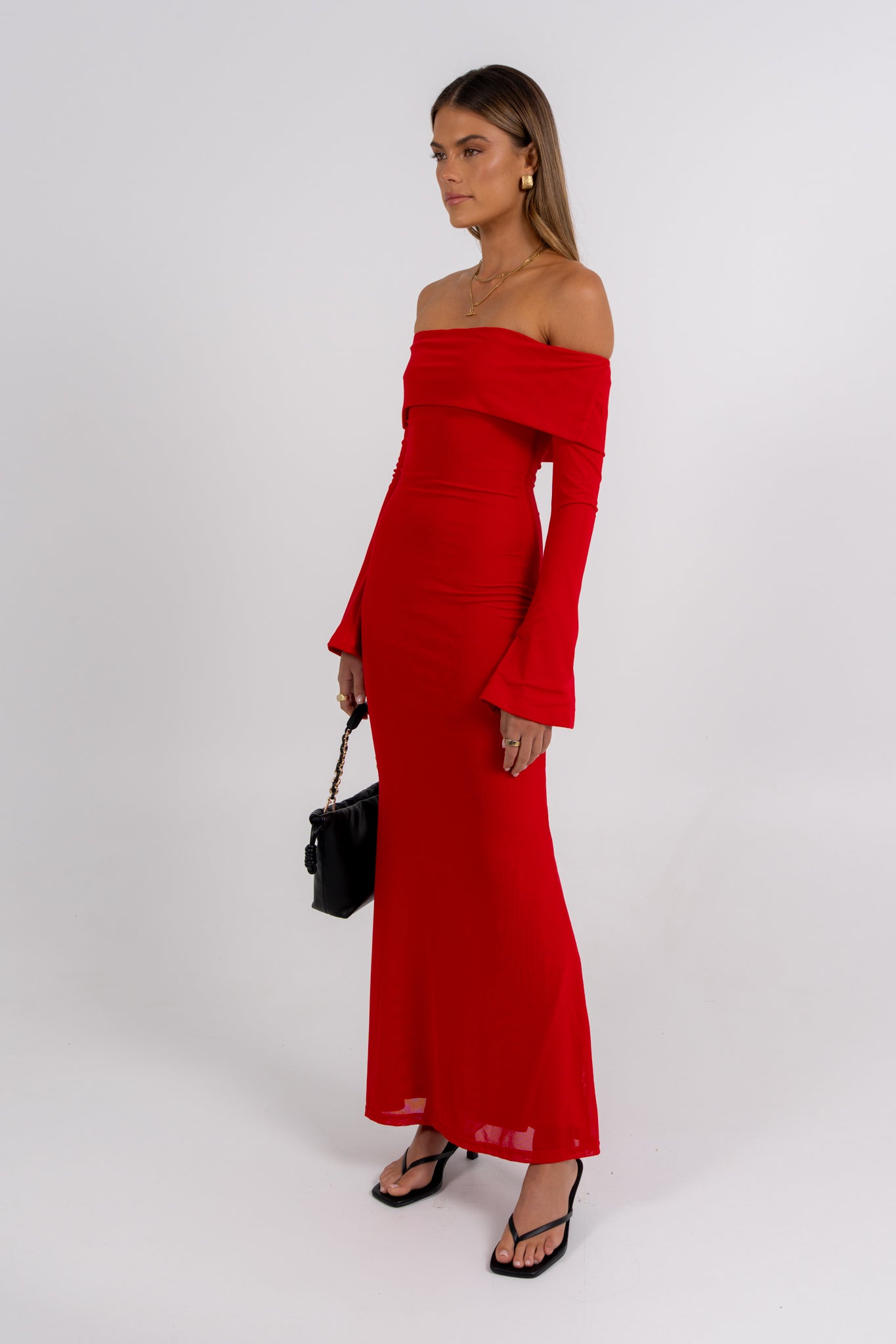 Ultima Maxi Dress Red