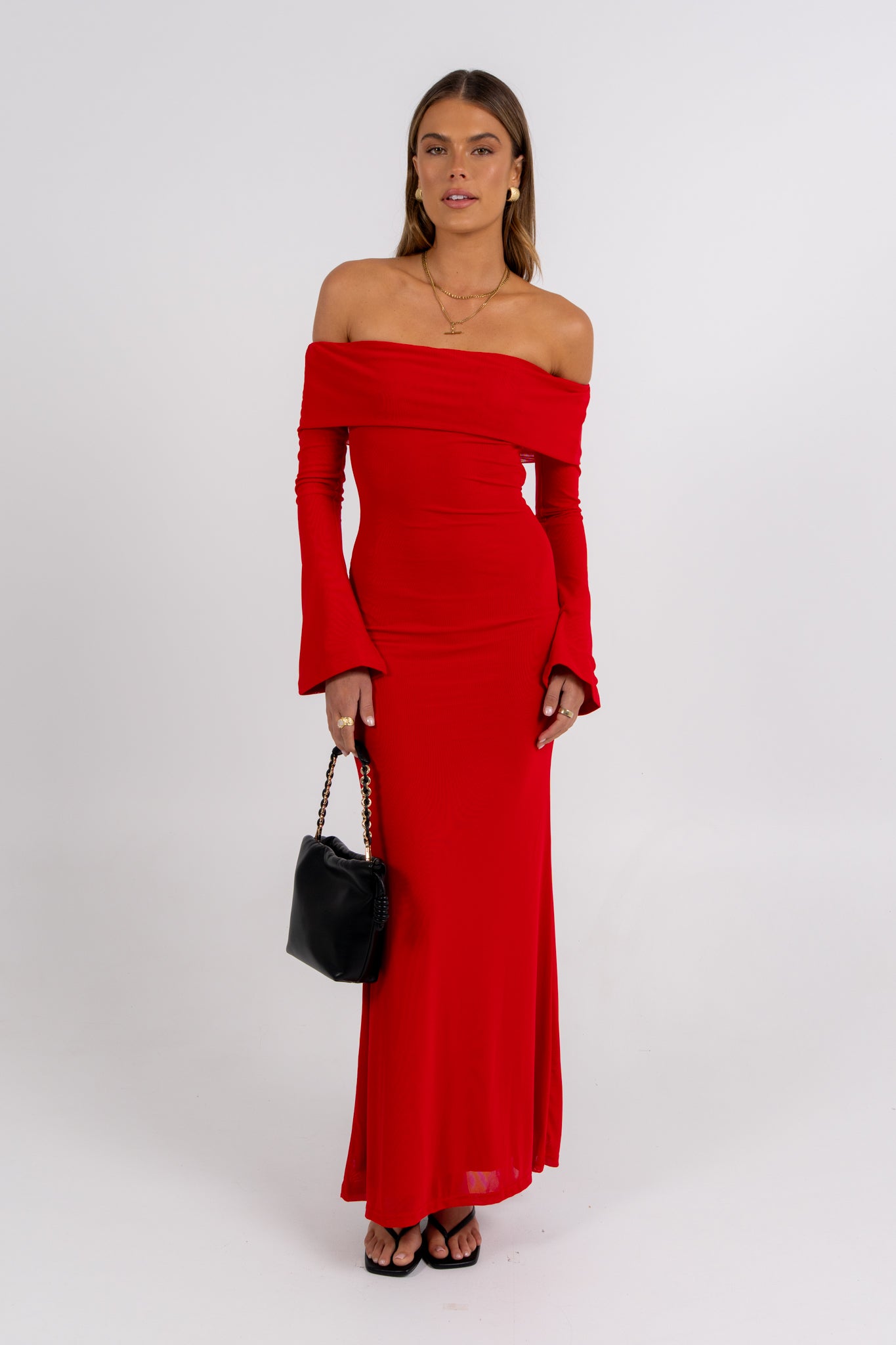 Ultima Maxi Dress Red