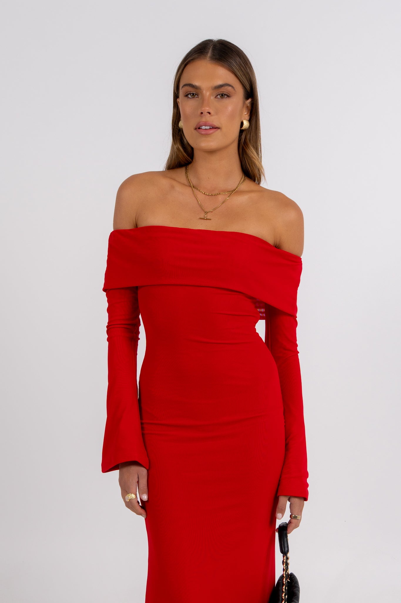 Ultima Maxi Dress Red