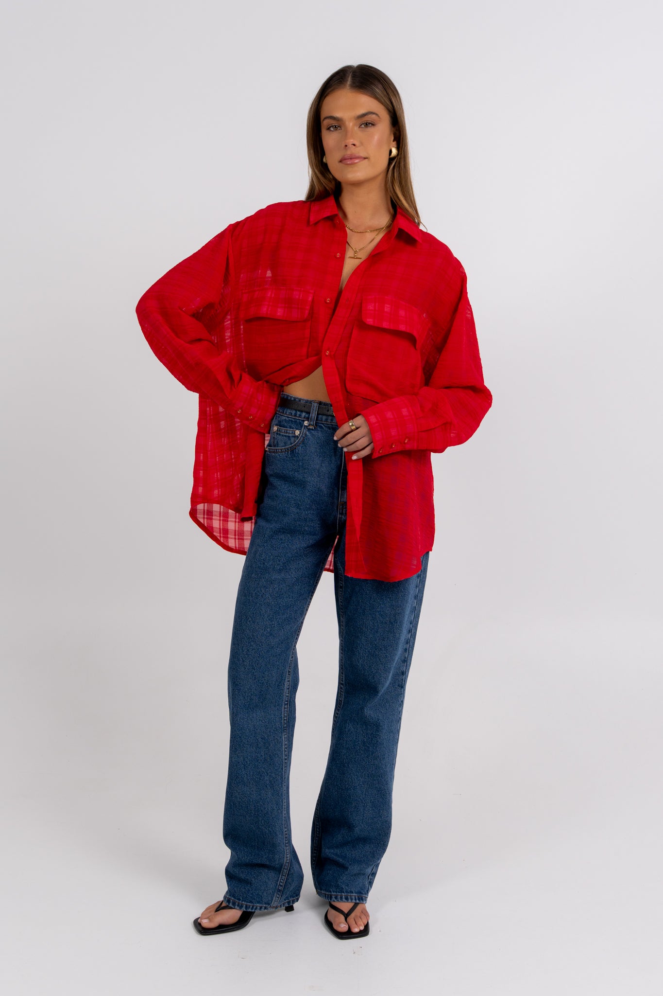 Elka Shirt Red