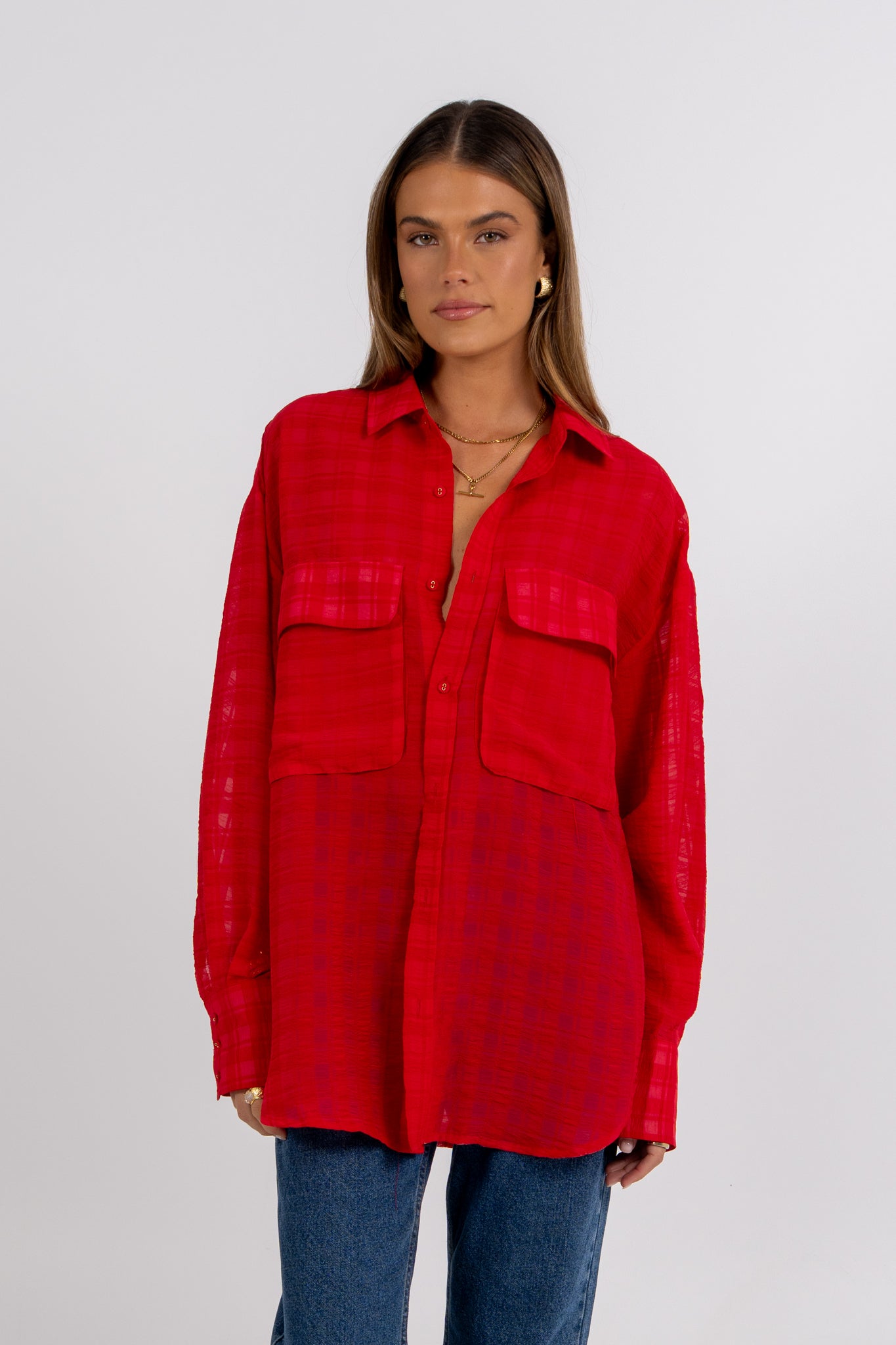 Elka Shirt Red
