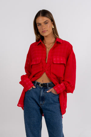 Elka Shirt Red