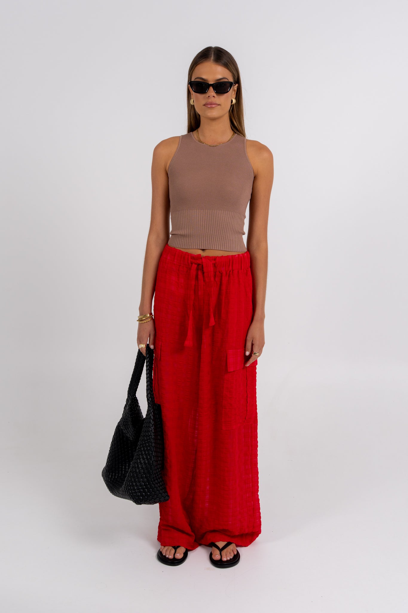 Brielle Pant Red