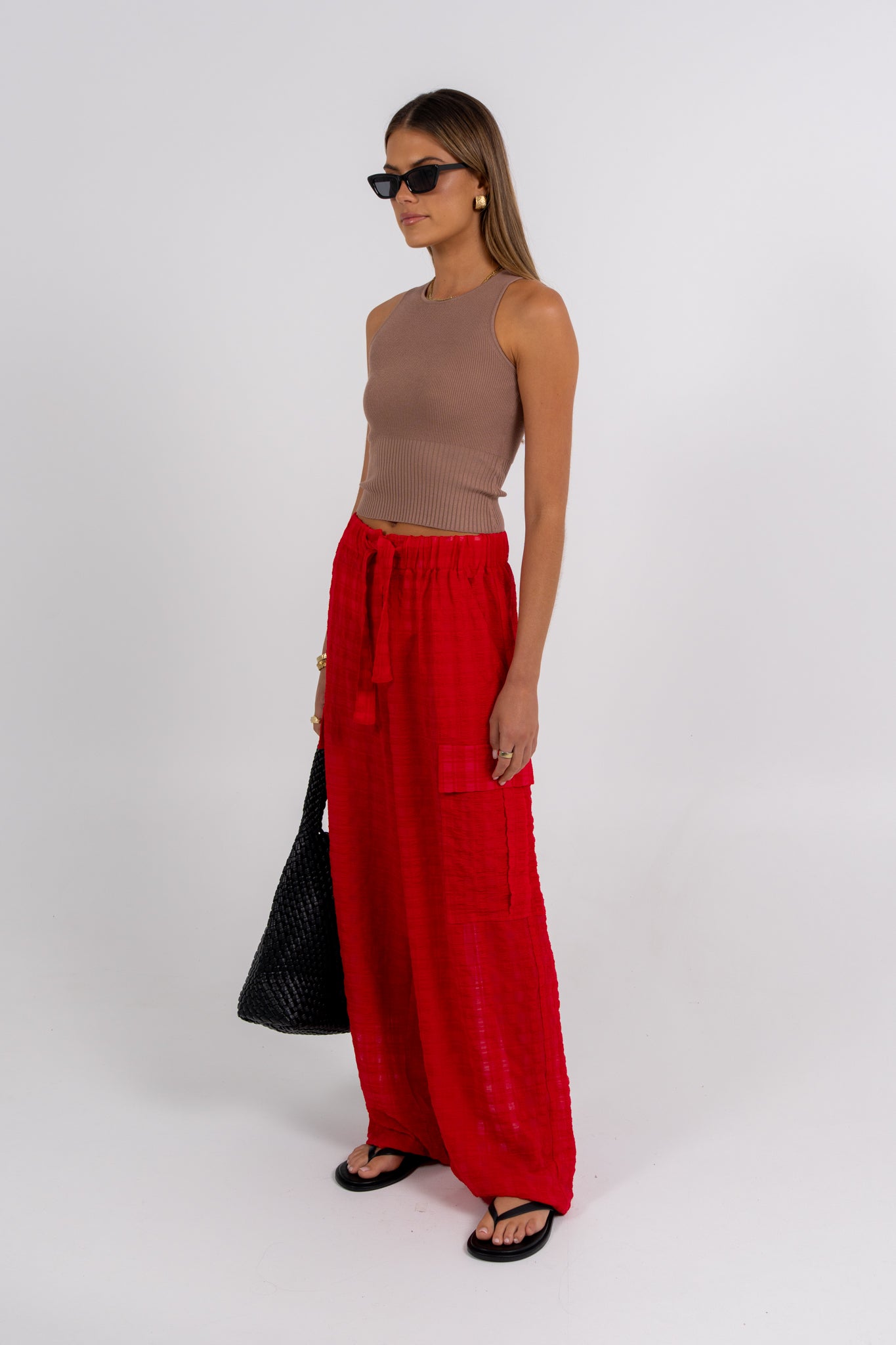 Brielle Pant Red