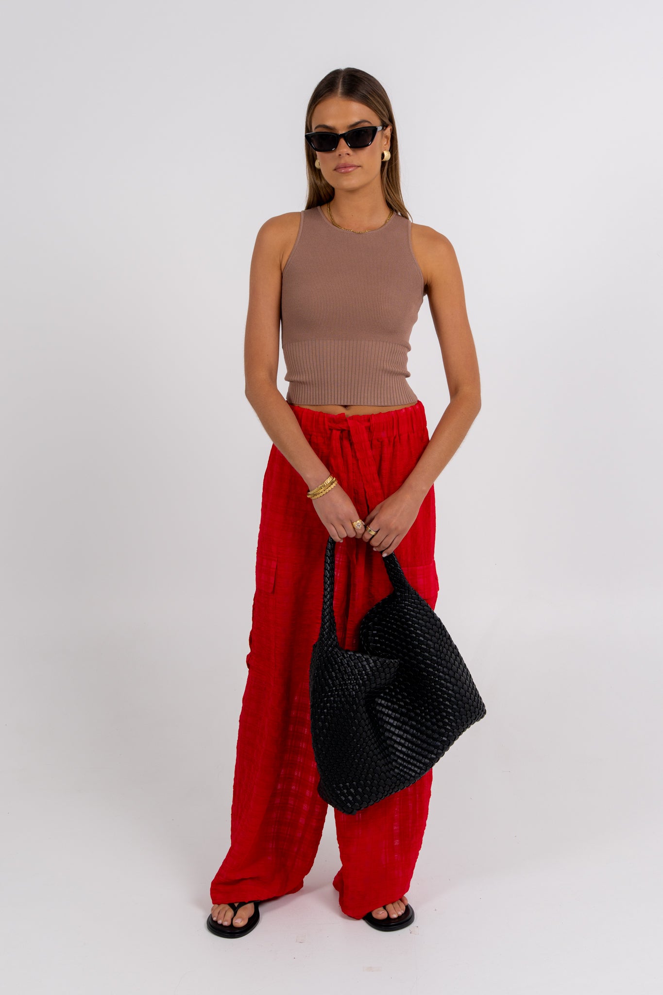 Brielle Pant Red
