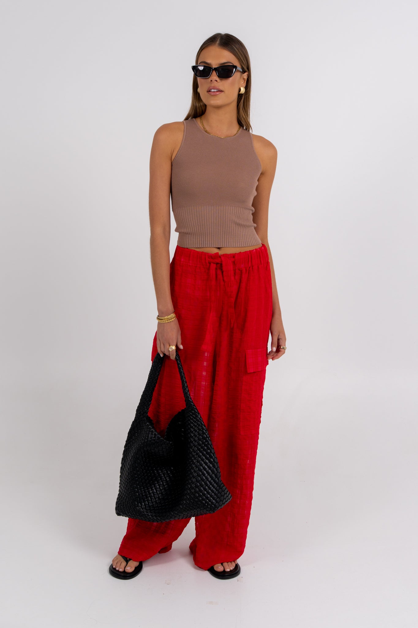 Brielle Pant Red