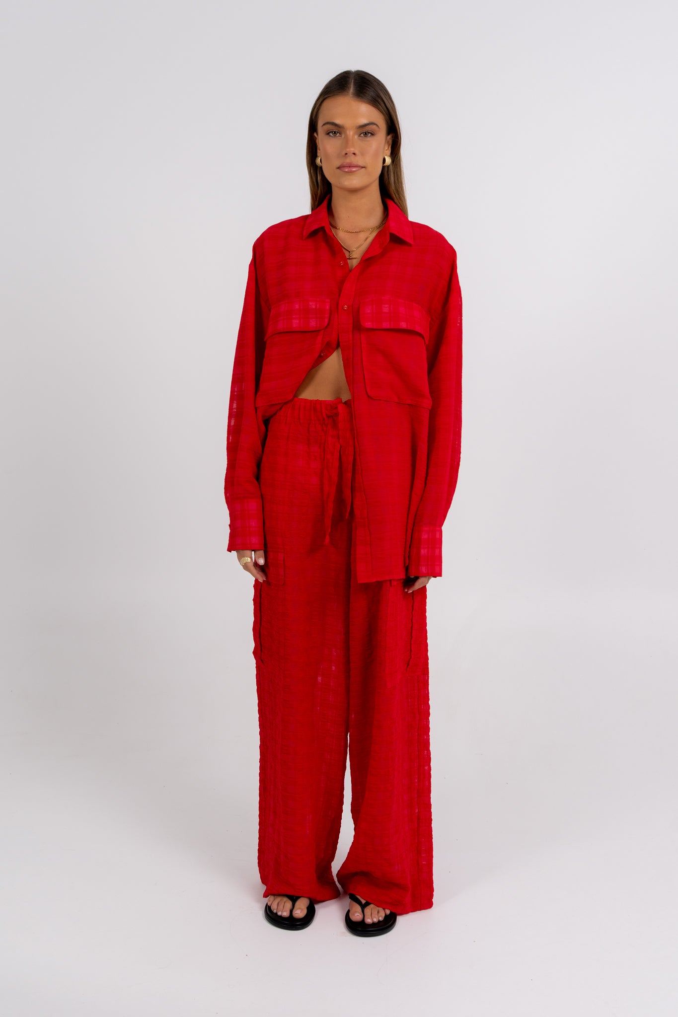 Elka Shirt Red