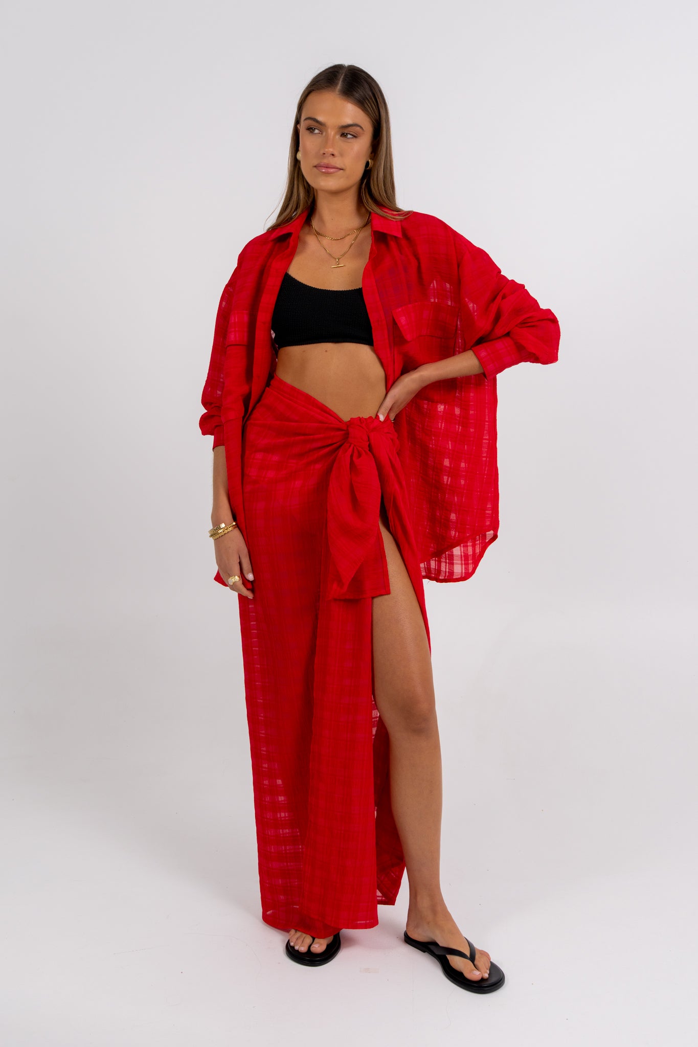 Elka Shirt Red
