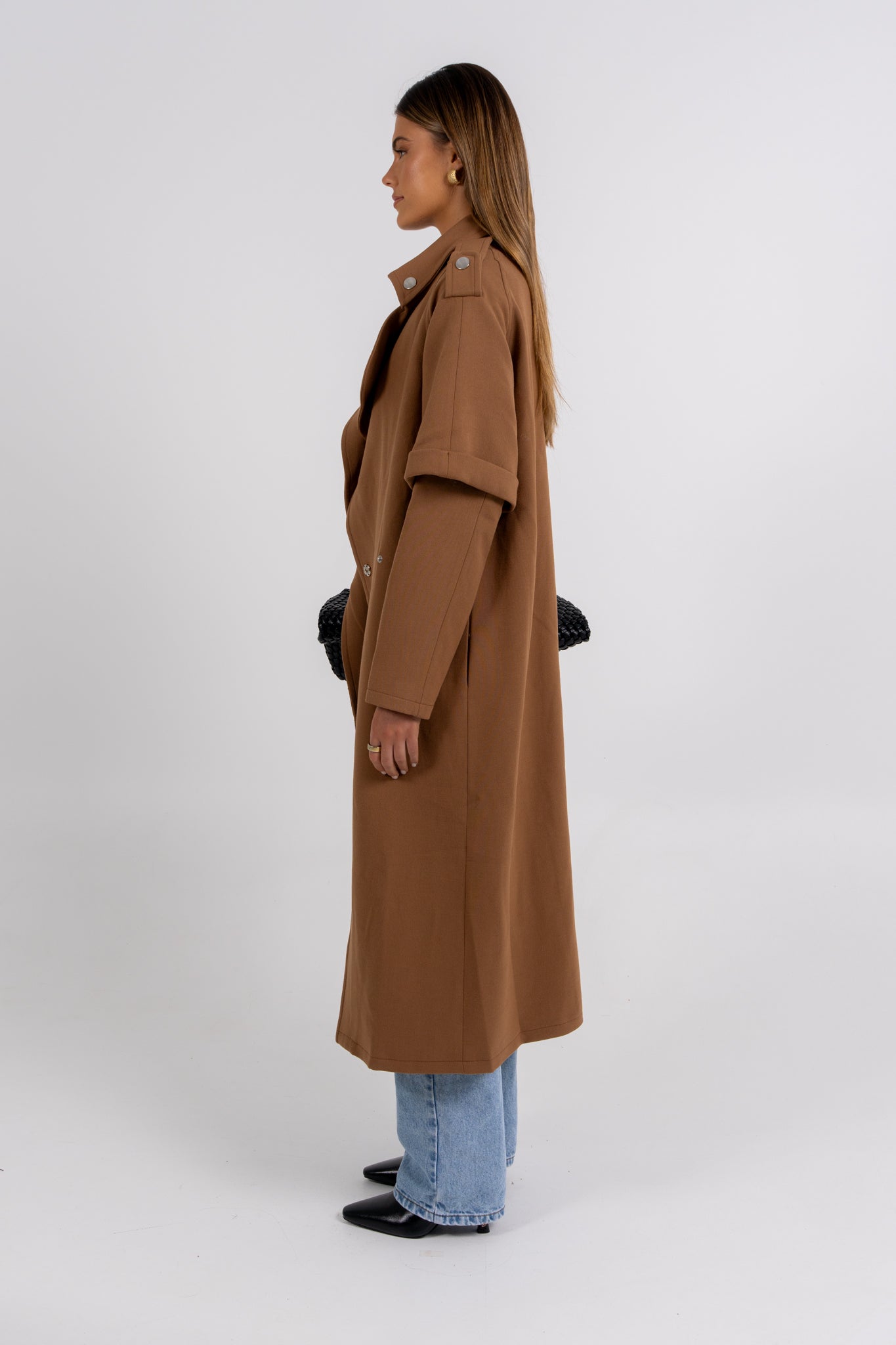 Sarah Trench Coat Tan Brown