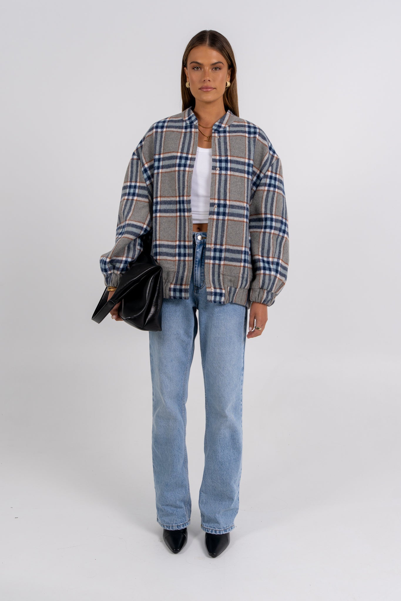 PRE ORDER Tully Bomber Jacket Tartan