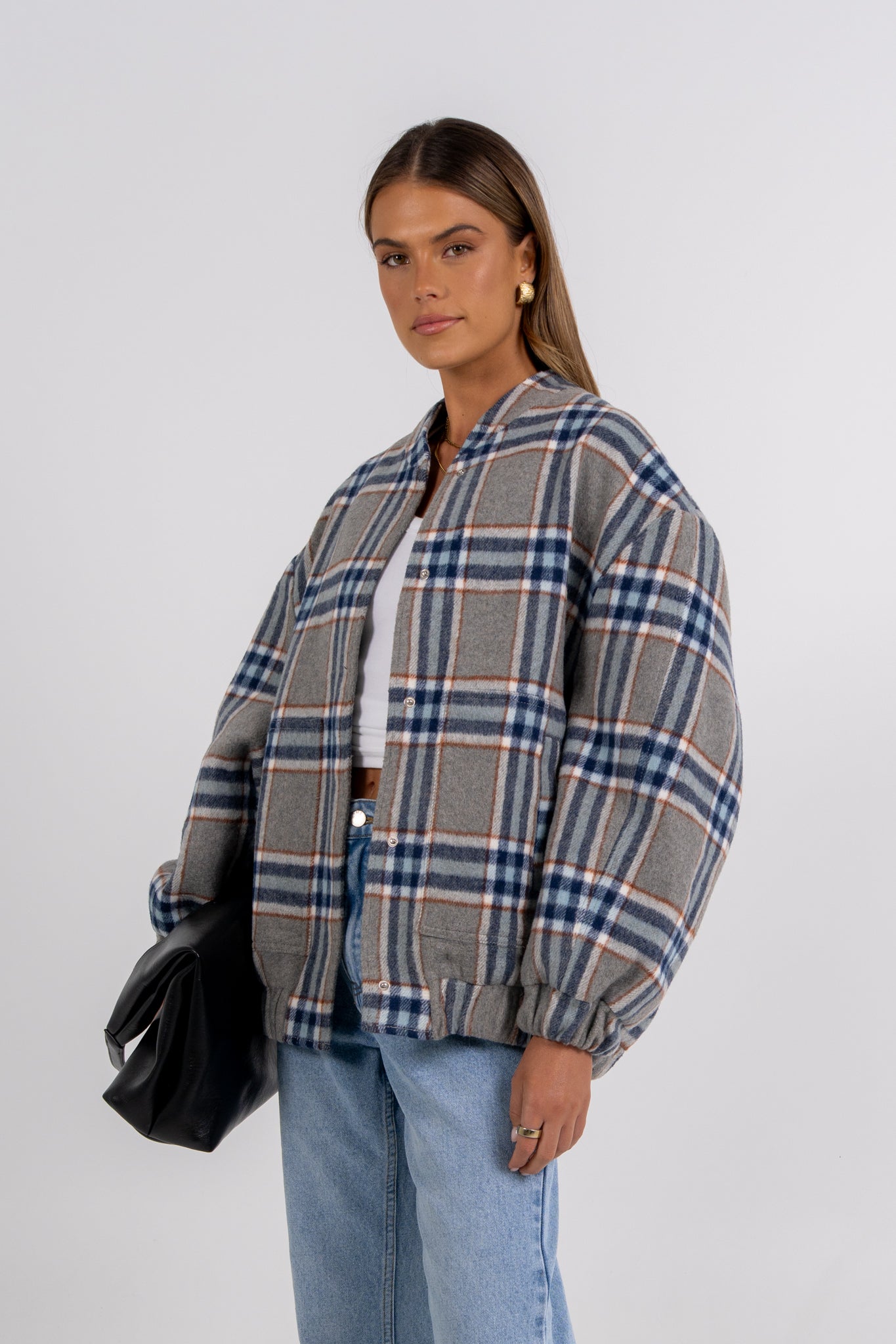PRE ORDER Tully Bomber Jacket Tartan