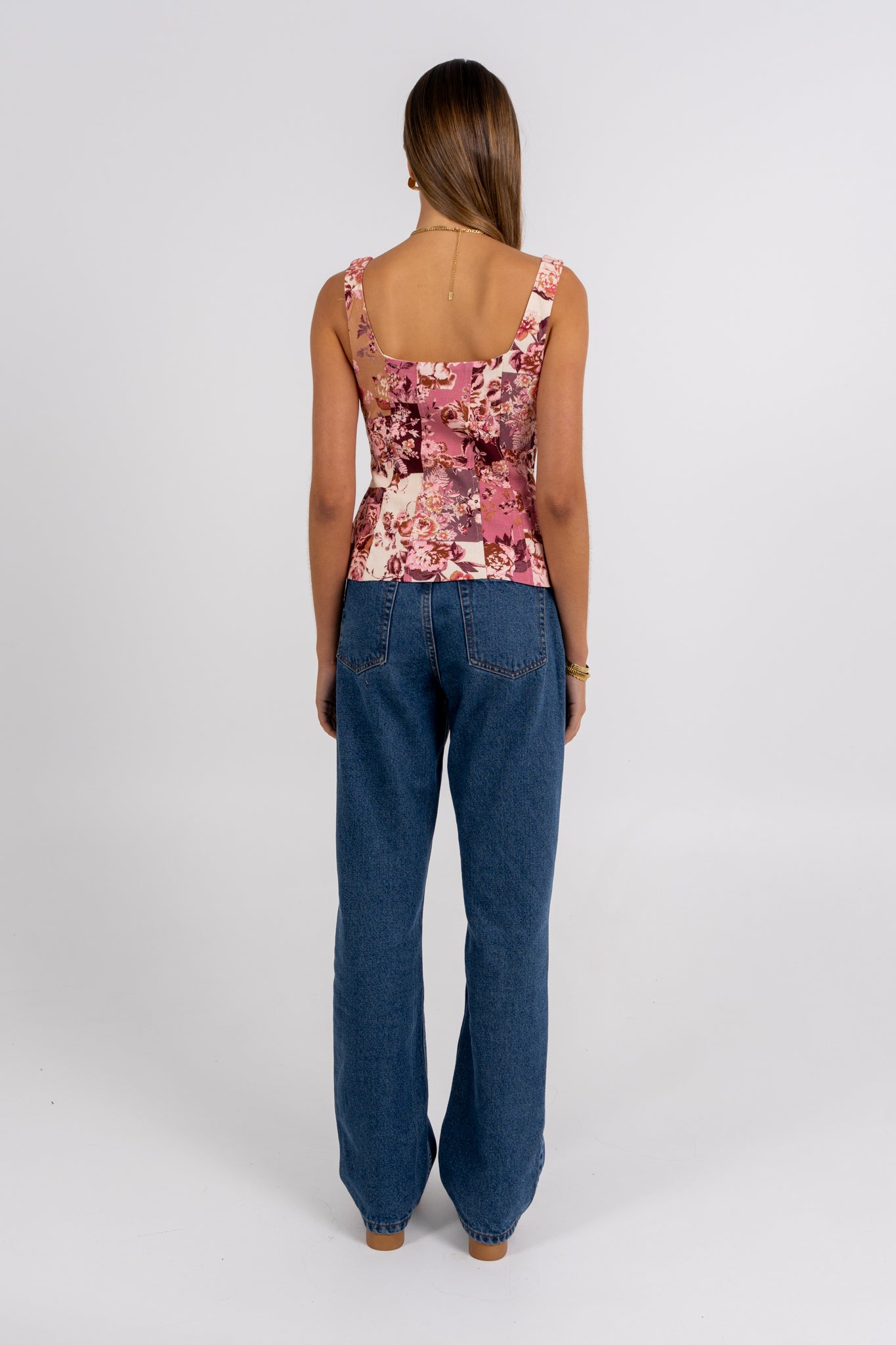 Finora Top Fleur Print