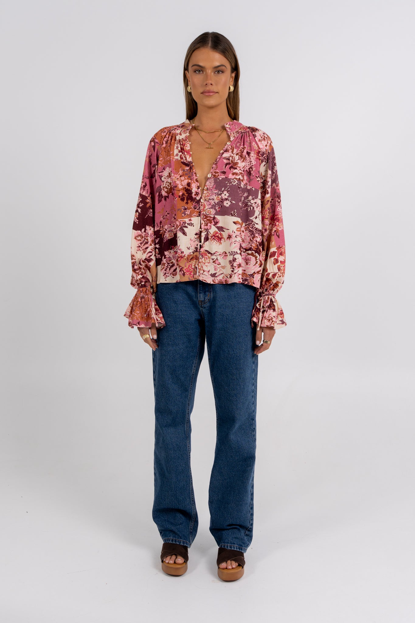 Undina Blouse Fleur Print