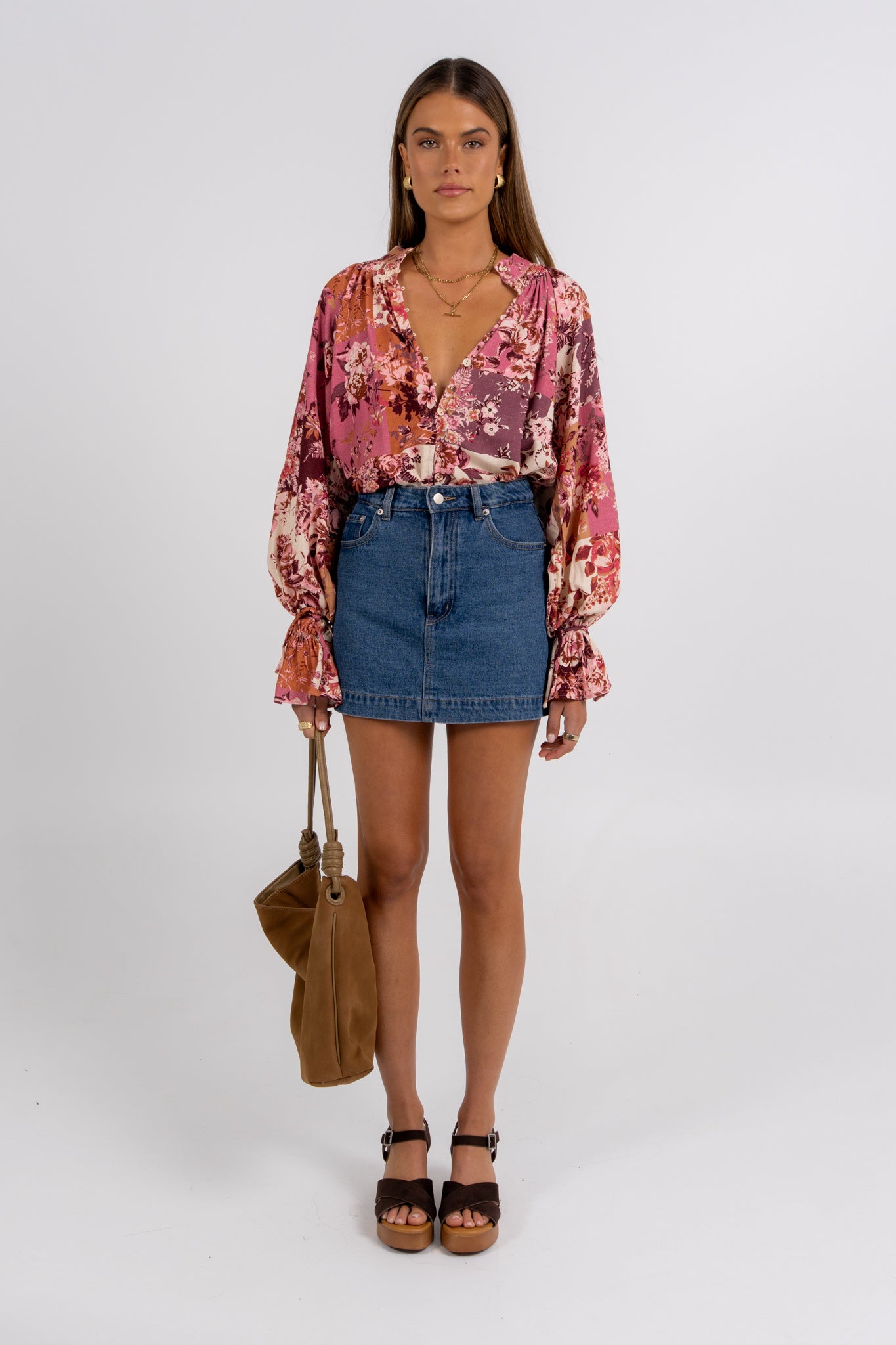 Undina Blouse Fleur Print