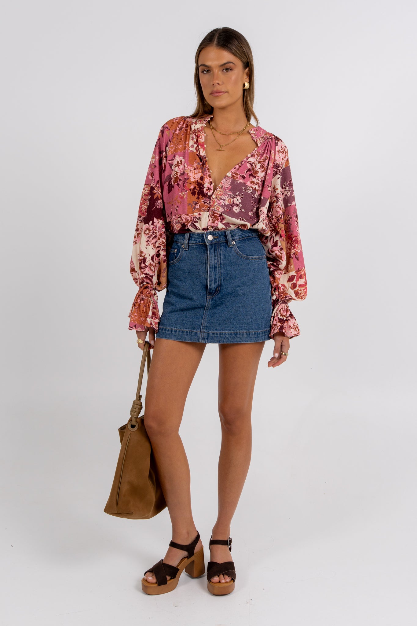 Undina Blouse Fleur Print