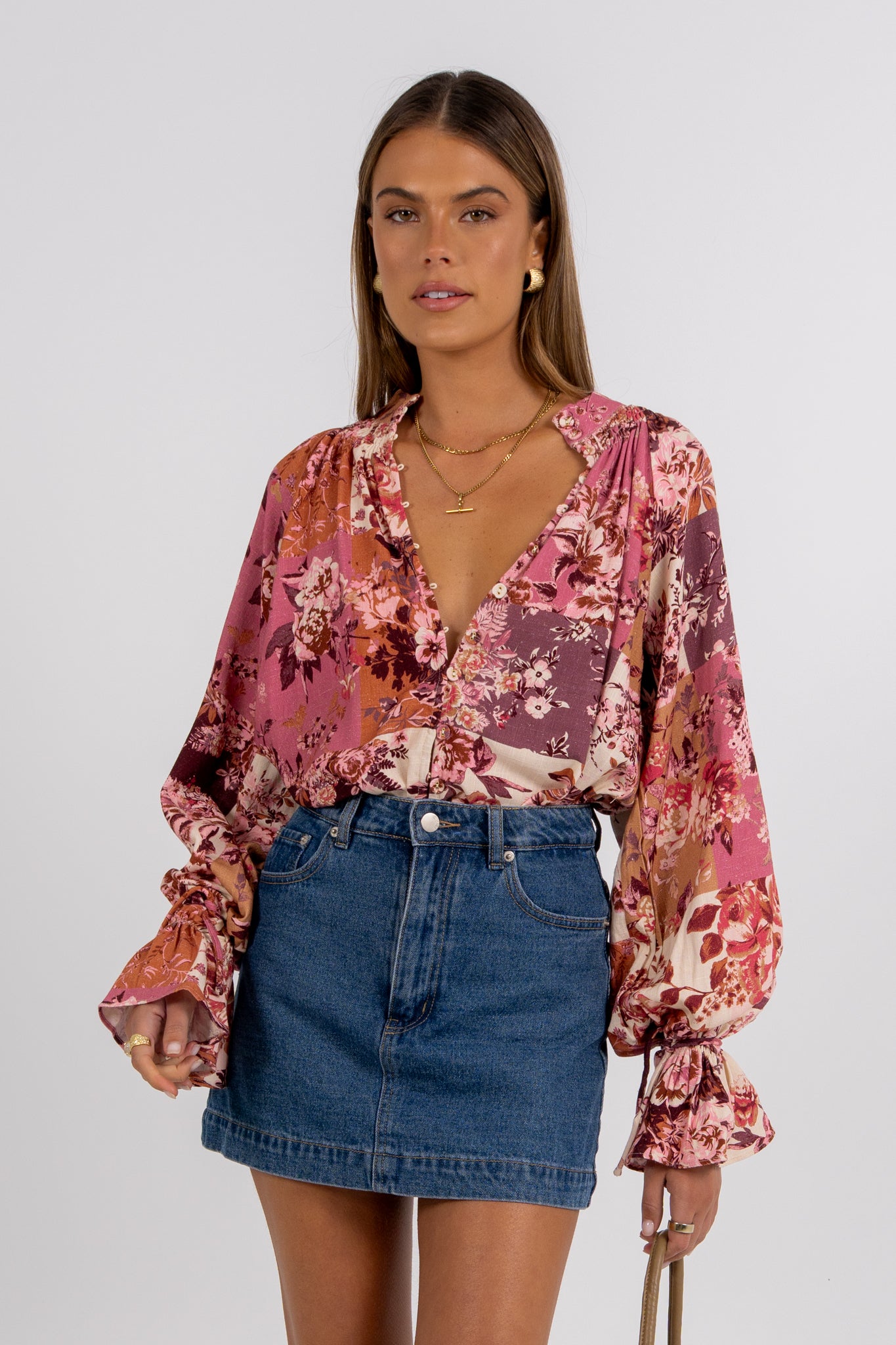 Undina Blouse Fleur Print
