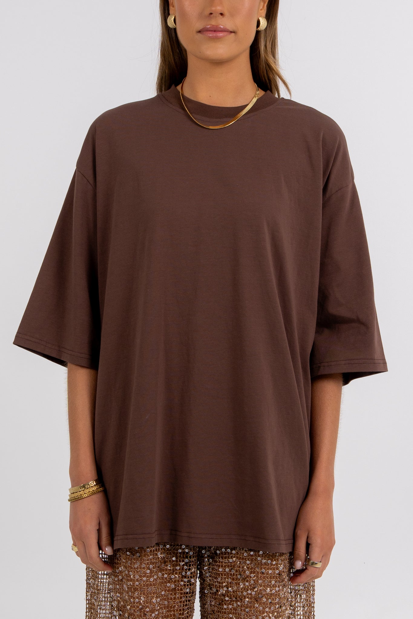 Juno Sequin Pant Mocha