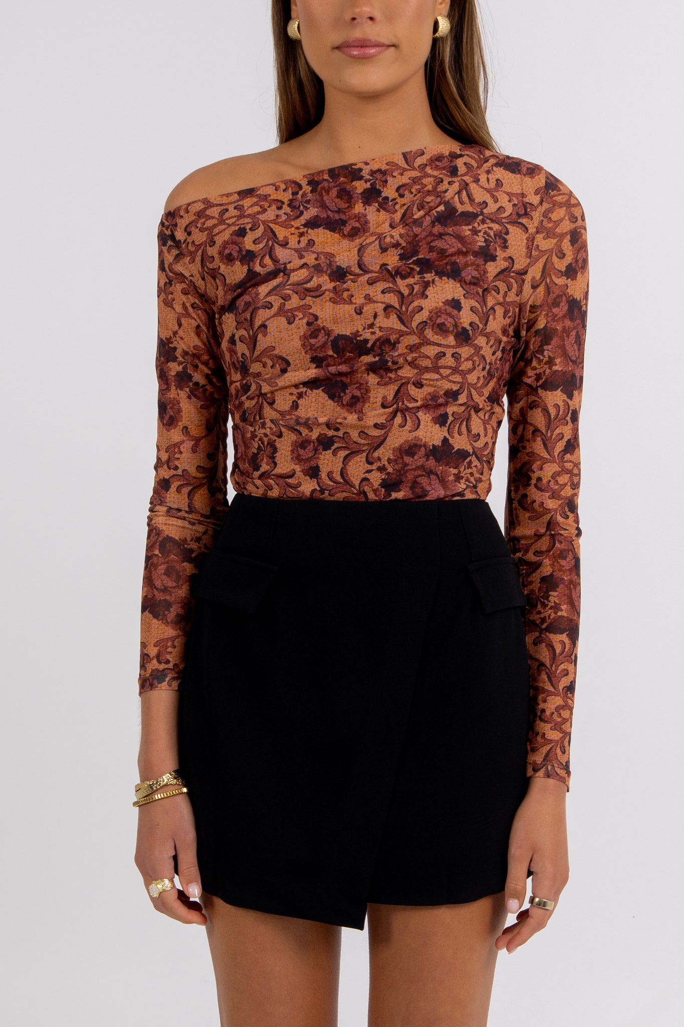 Sioban Top Heirloom Print