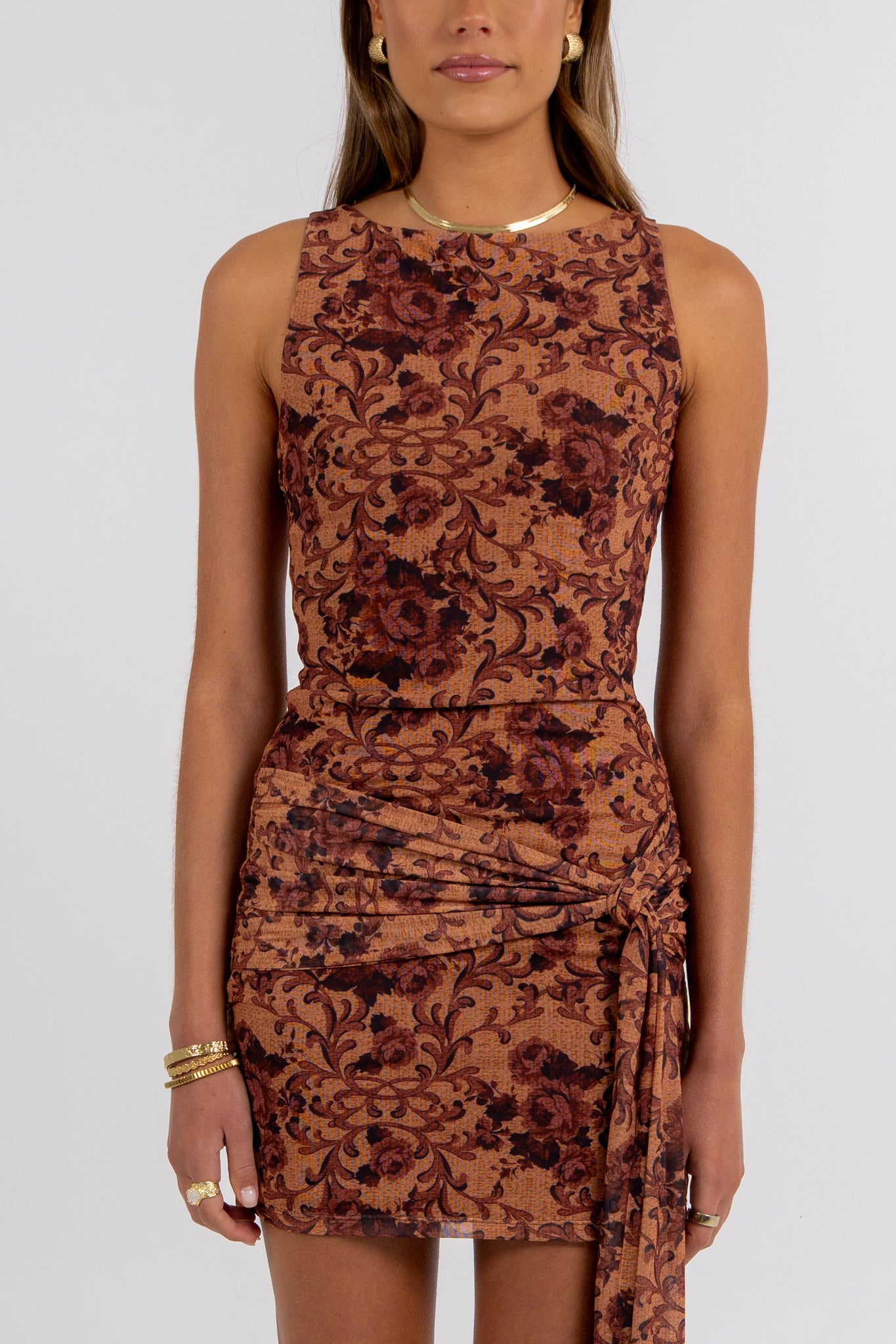 Misha Mini Dress Heirloom Print