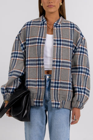 Tully Bomber Jacket Tartan