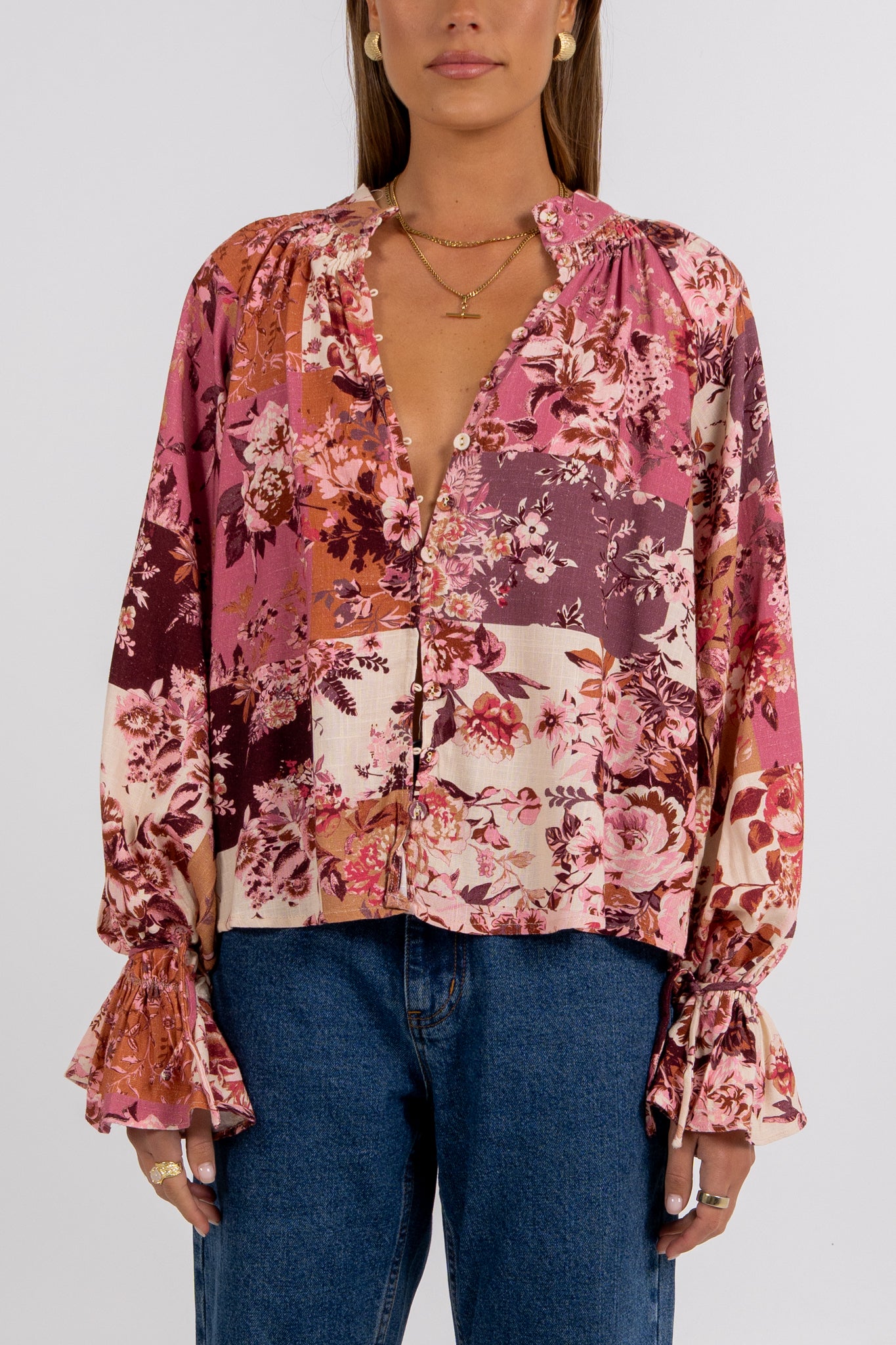 Undina Blouse Fleur Print