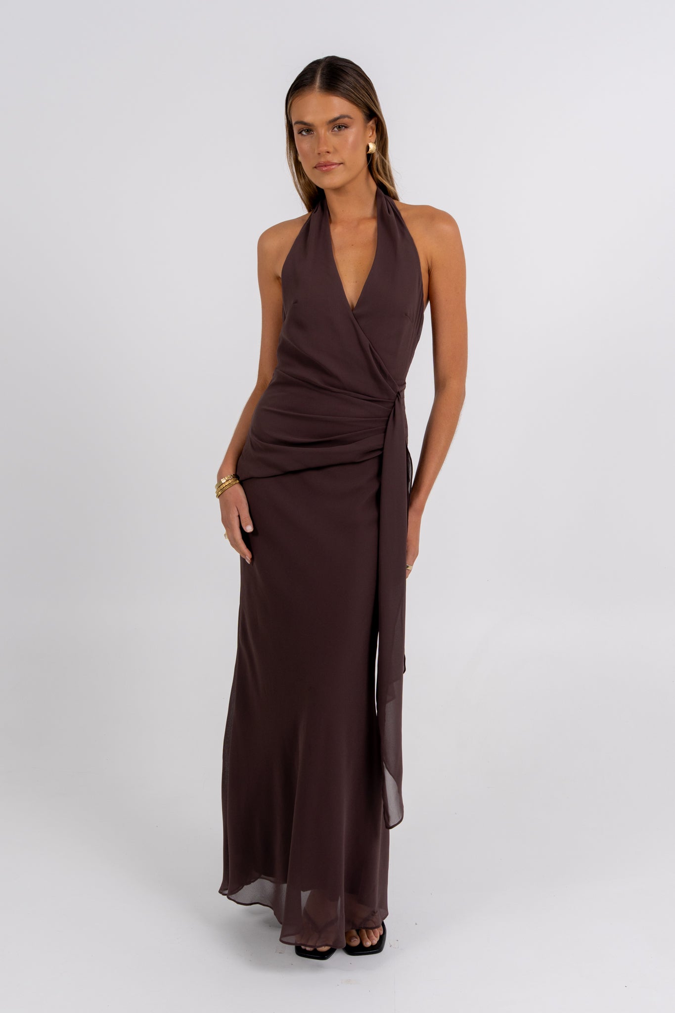 Rory Maxi Dress Chocolate