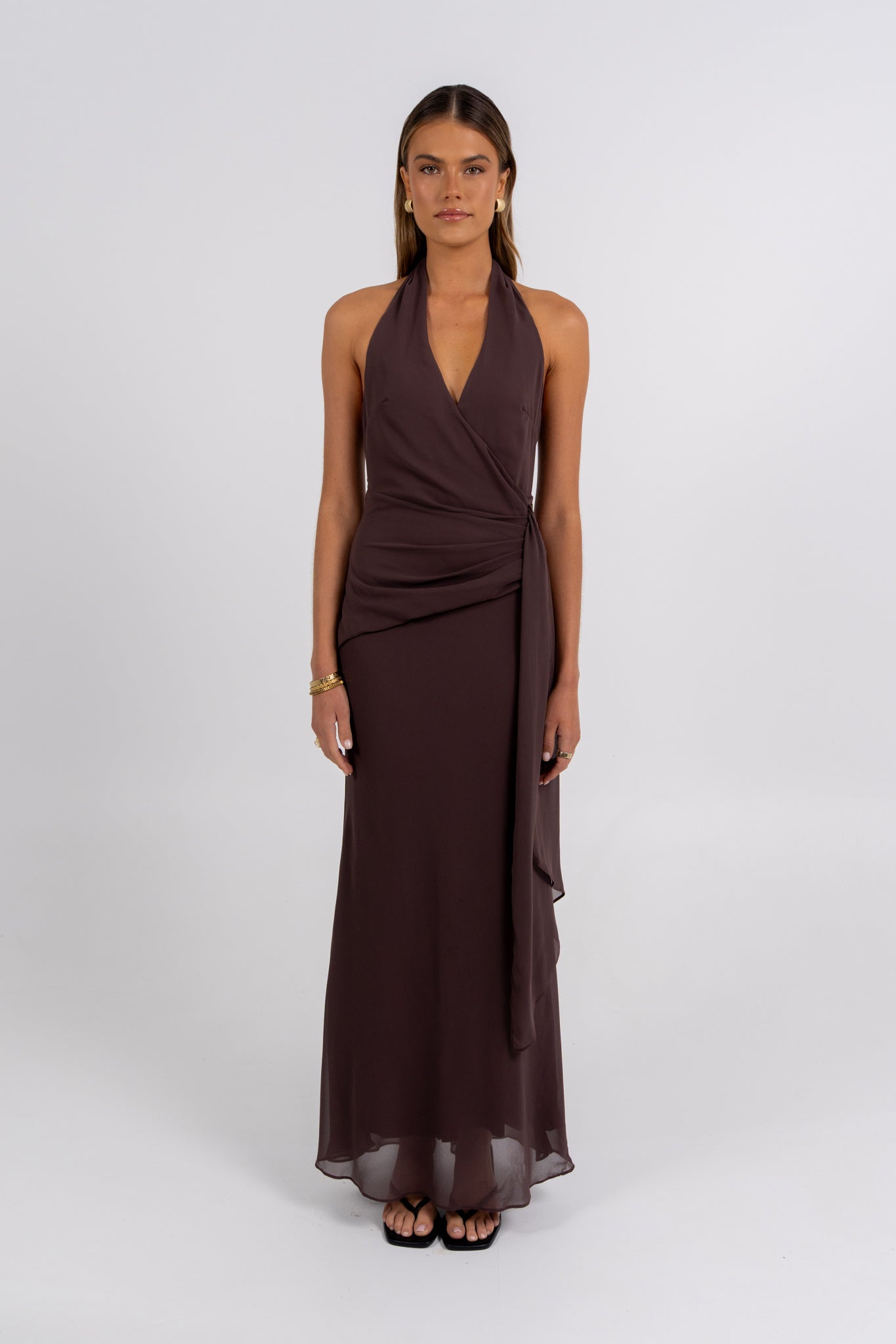 Rory Maxi Dress Chocolate