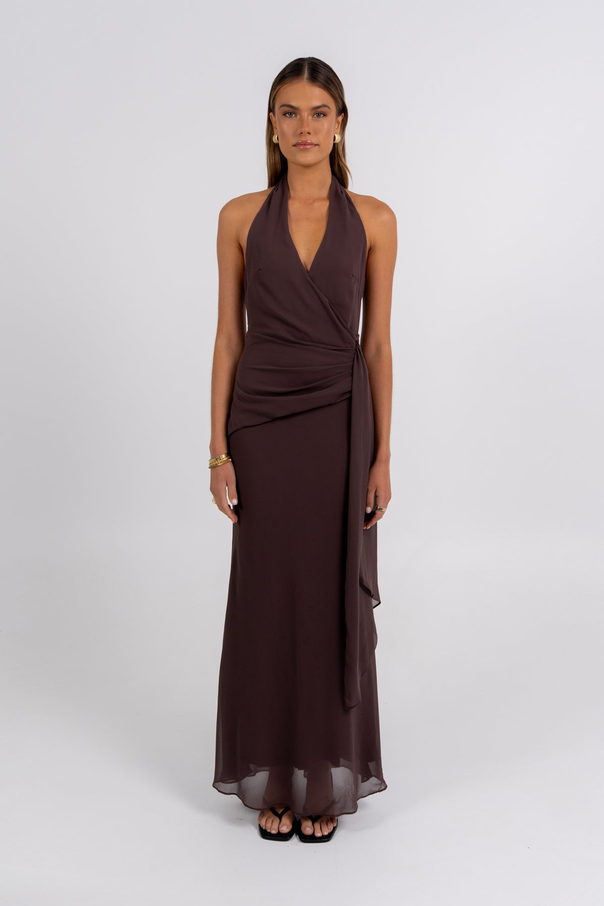 Rory Maxi Dress Chocolate