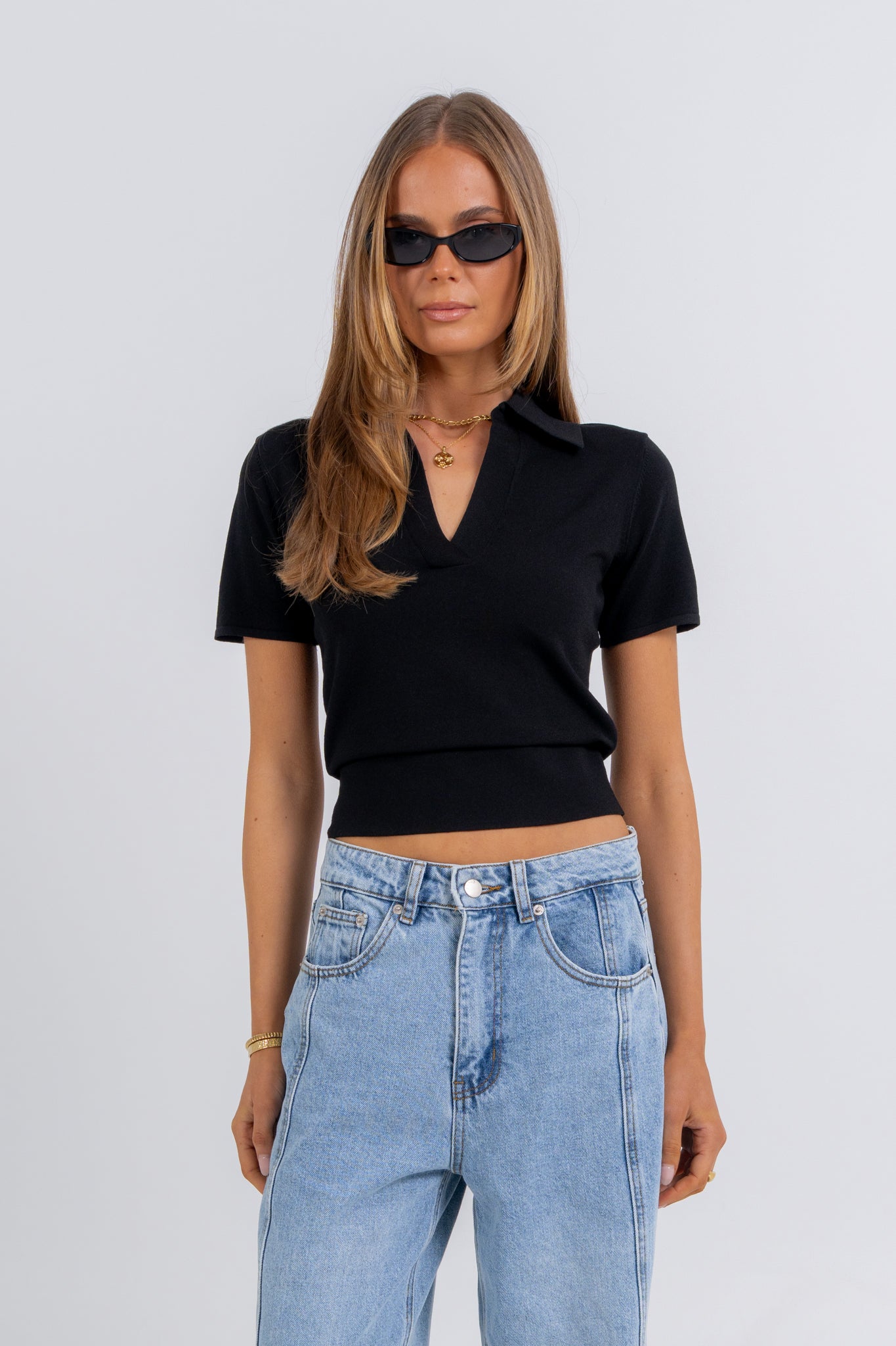 Wednesday Top Black