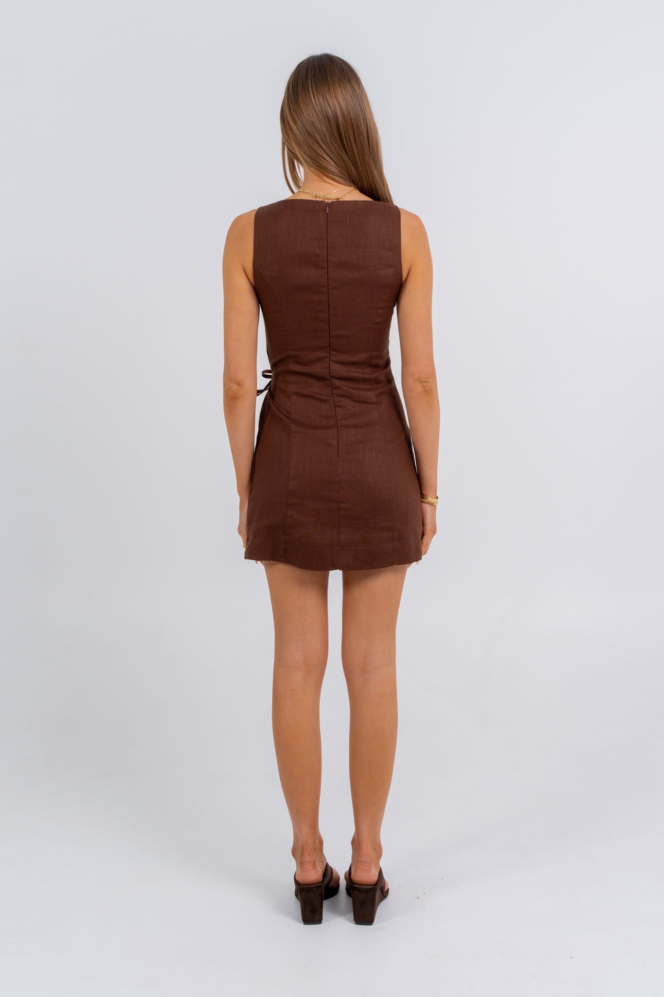 Dillon Mini Dress Chocolate