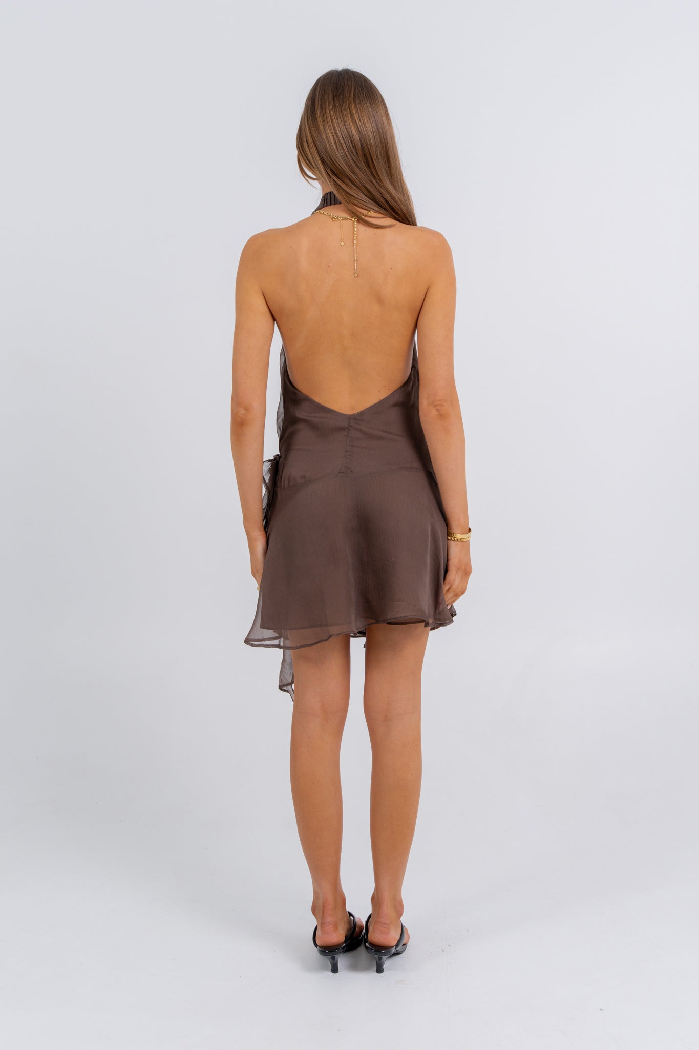 Nixon Mini Dress Chocolate
