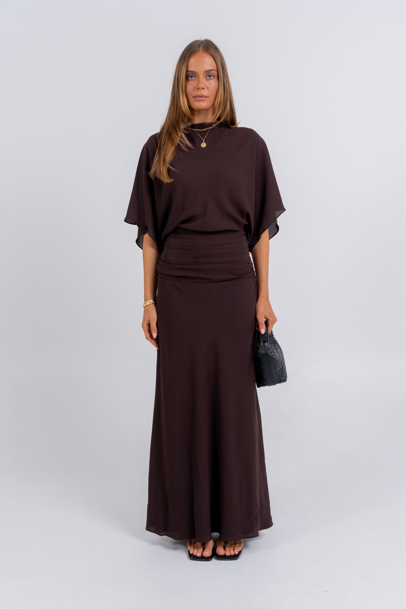 Kitta Maxi Dress Chocolate