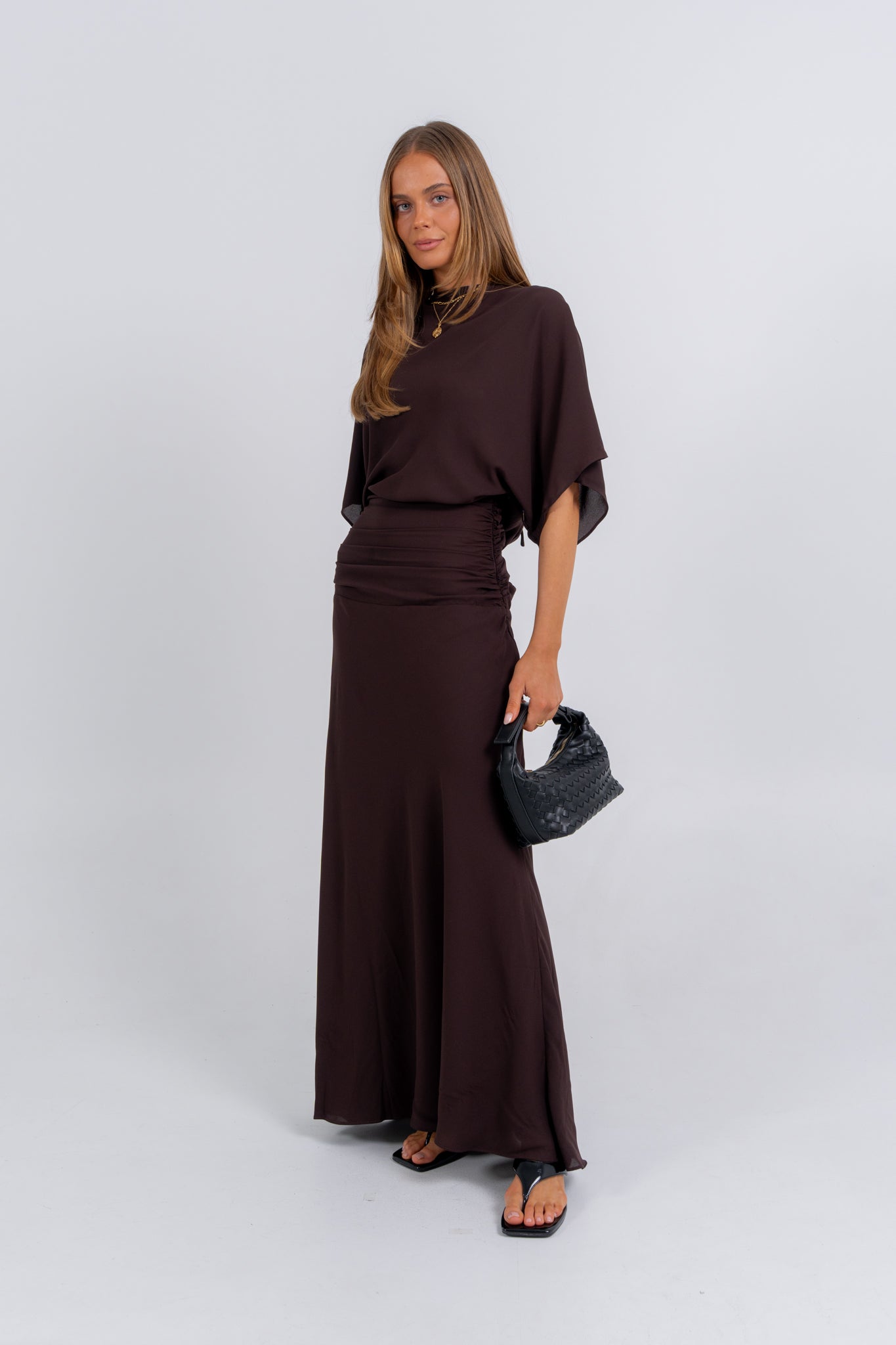 Kitta Maxi Dress Chocolate