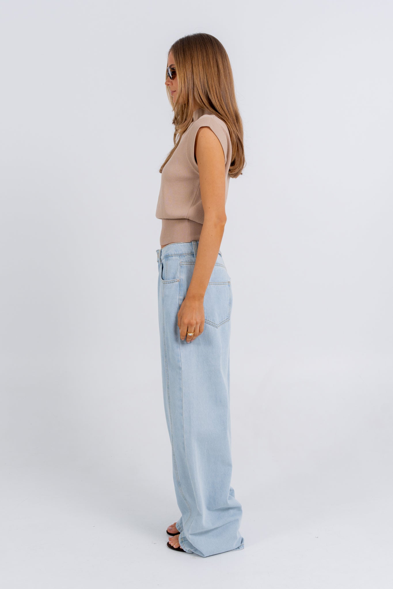 Zeyla Top Taupe