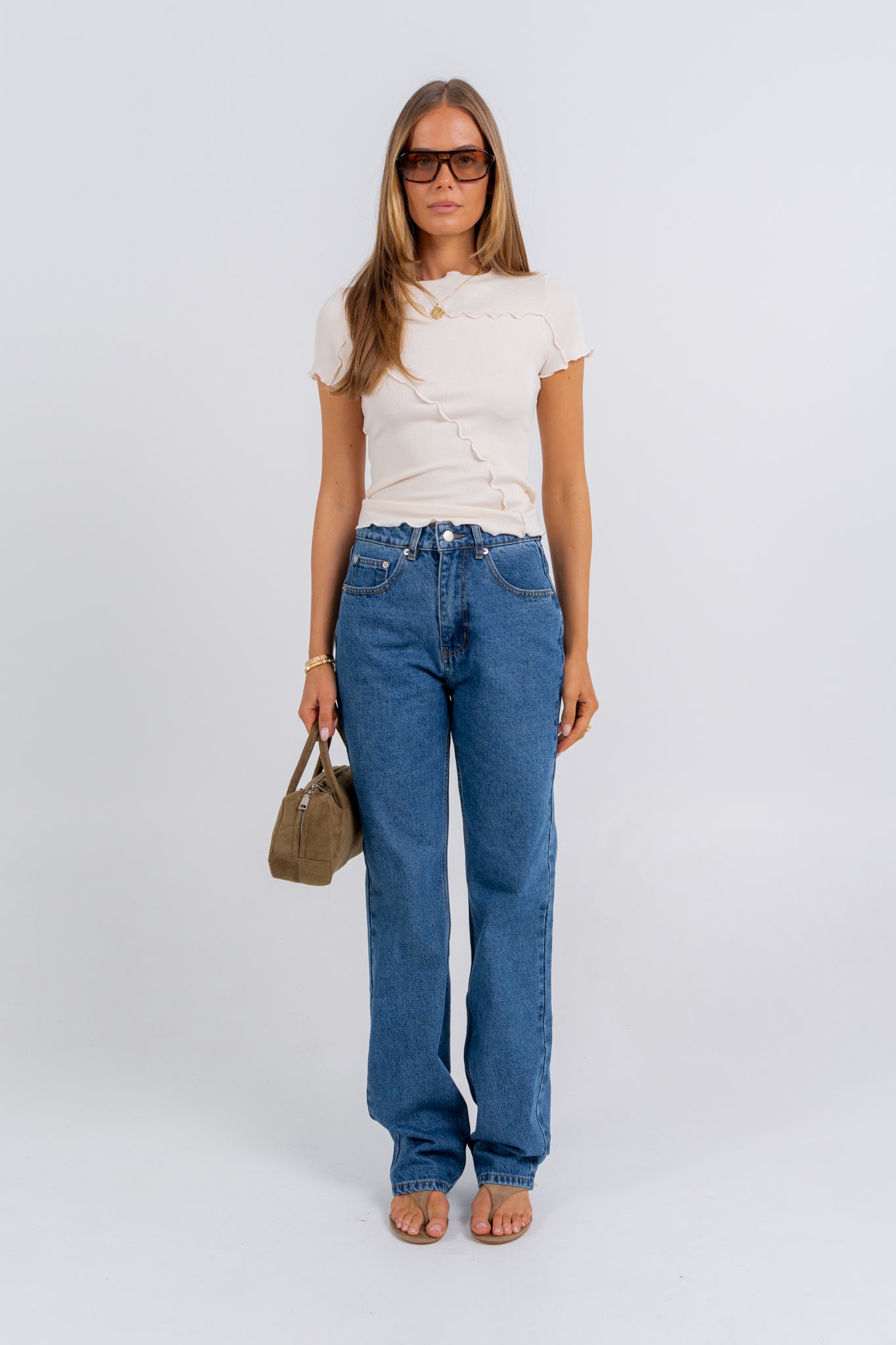 Whitney Top Ivory