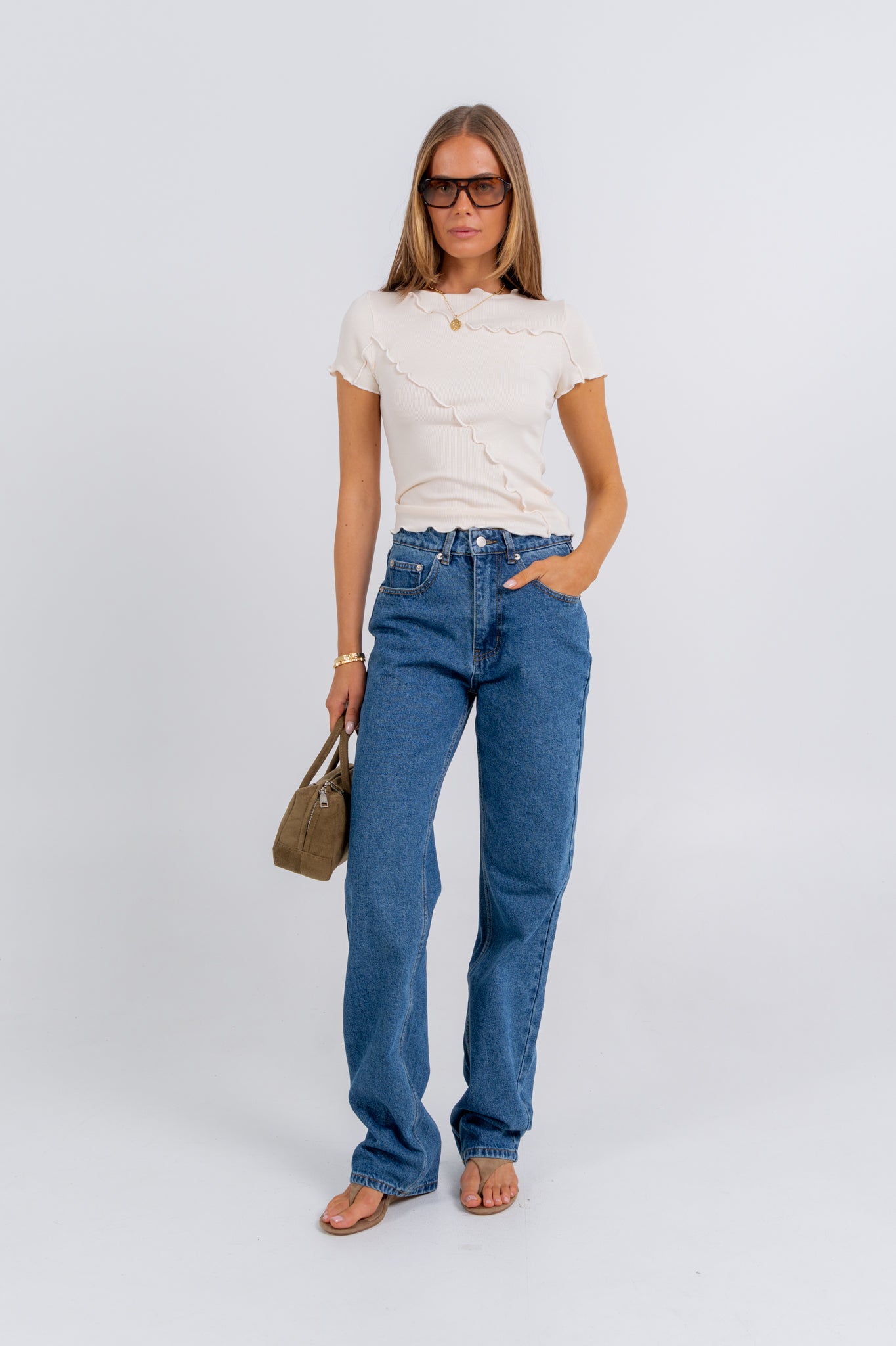 Whitney Top Ivory