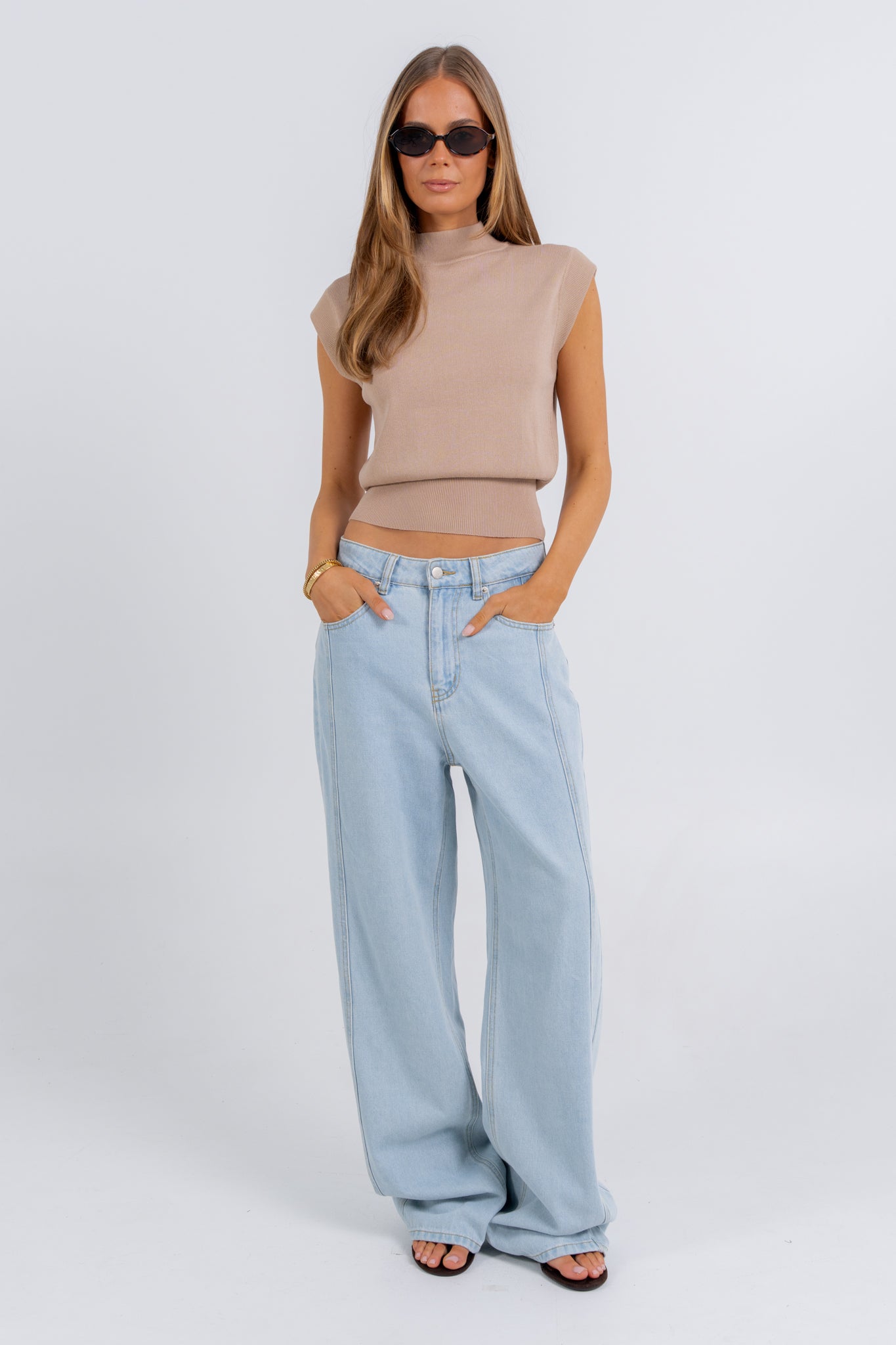 Zeyla Top Taupe