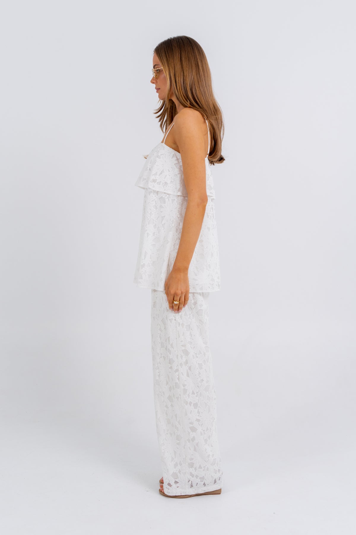 Beatrix Lace Set White