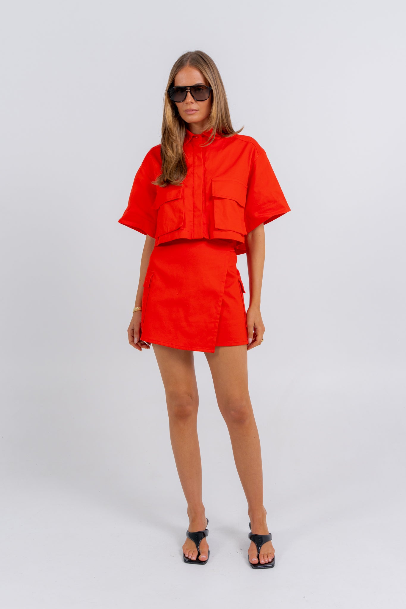 Valtos Skirt Red