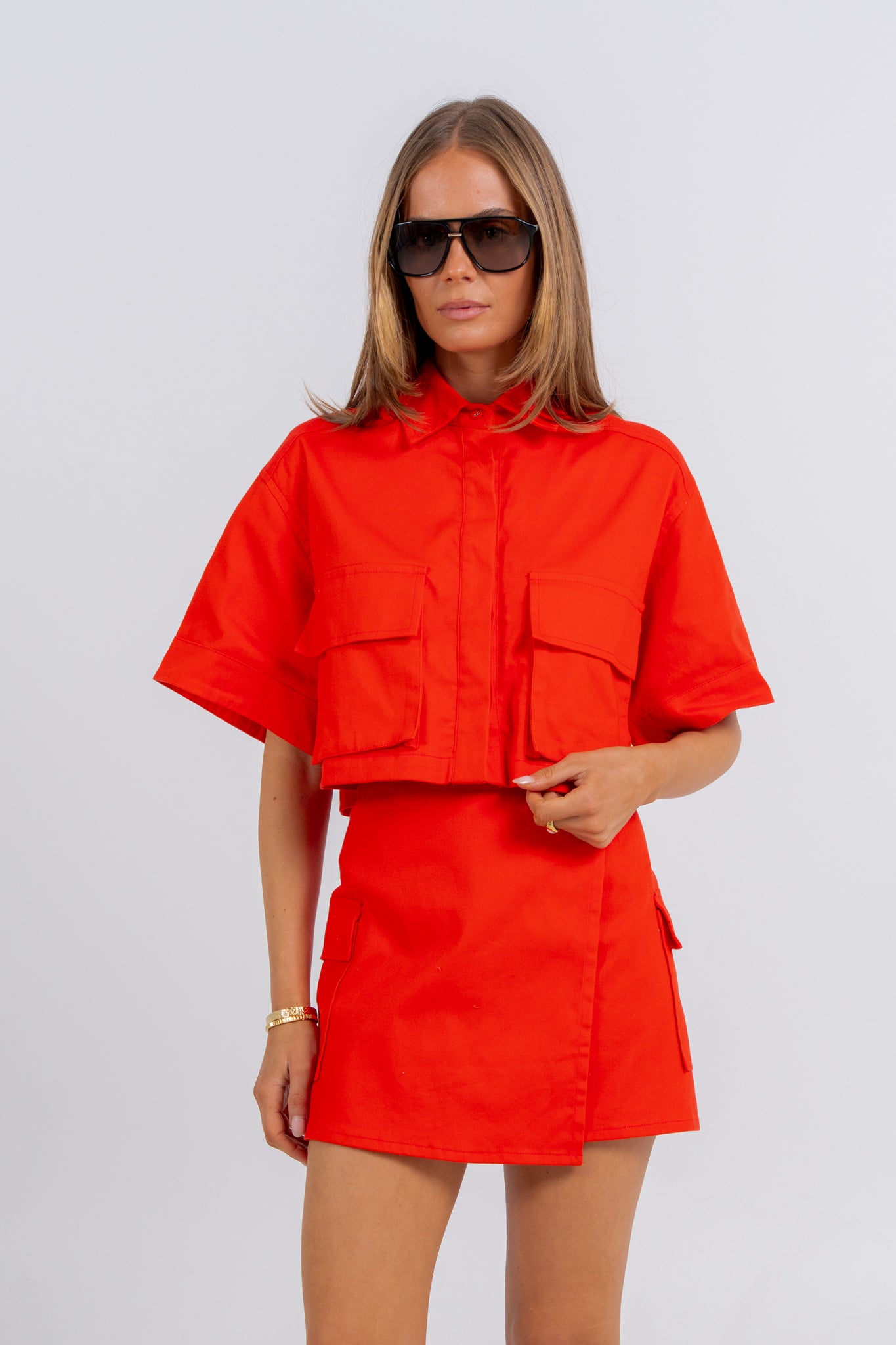 Valtos Skirt Red